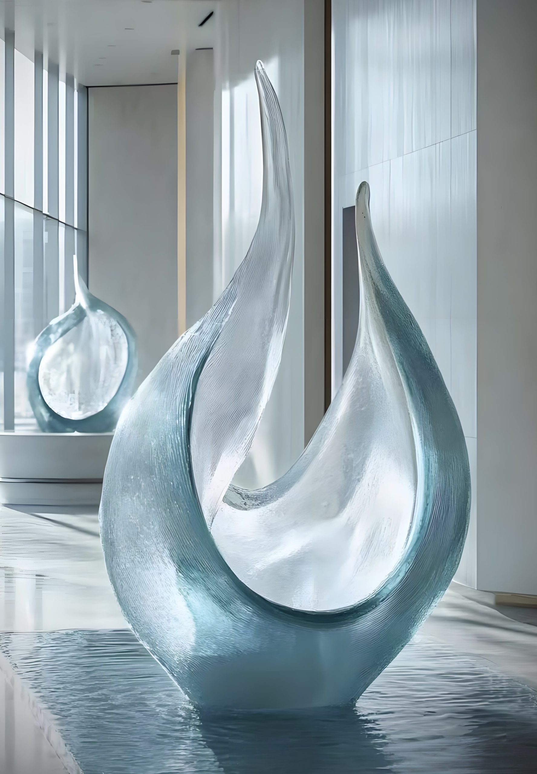 Acrylic Landscape Sculpture