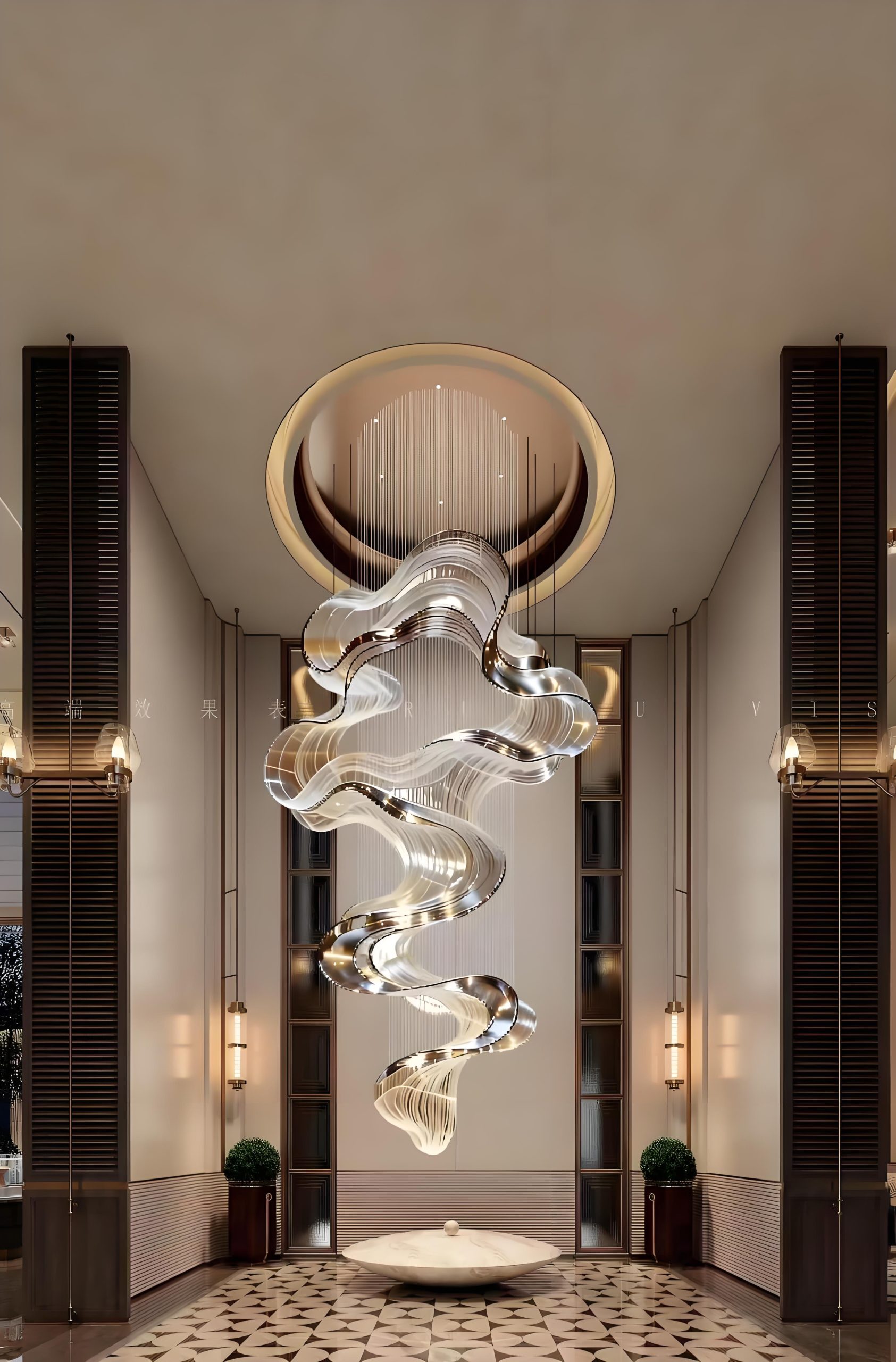 Luxury apartment view