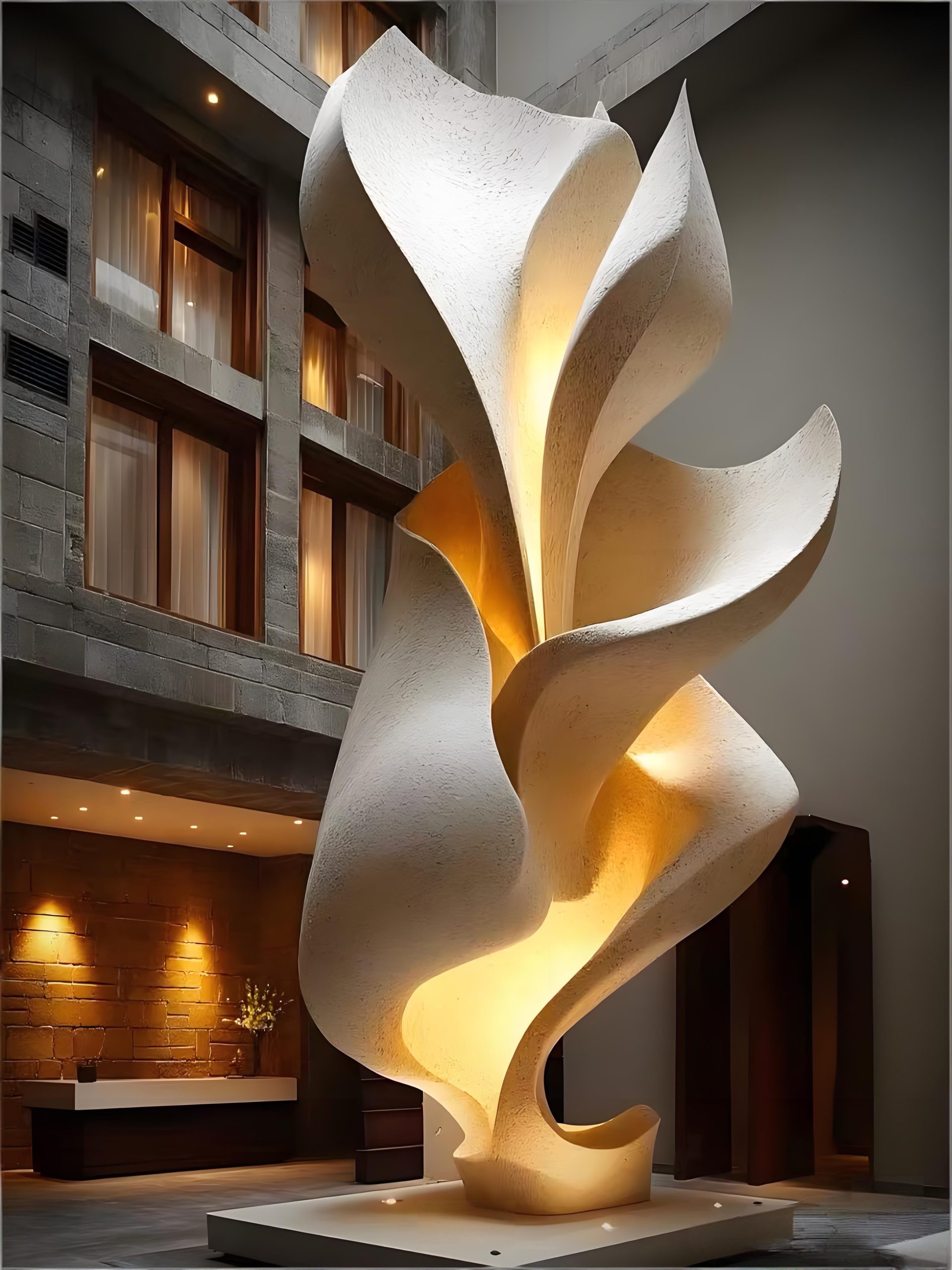 Fiberglass landscape sculpture