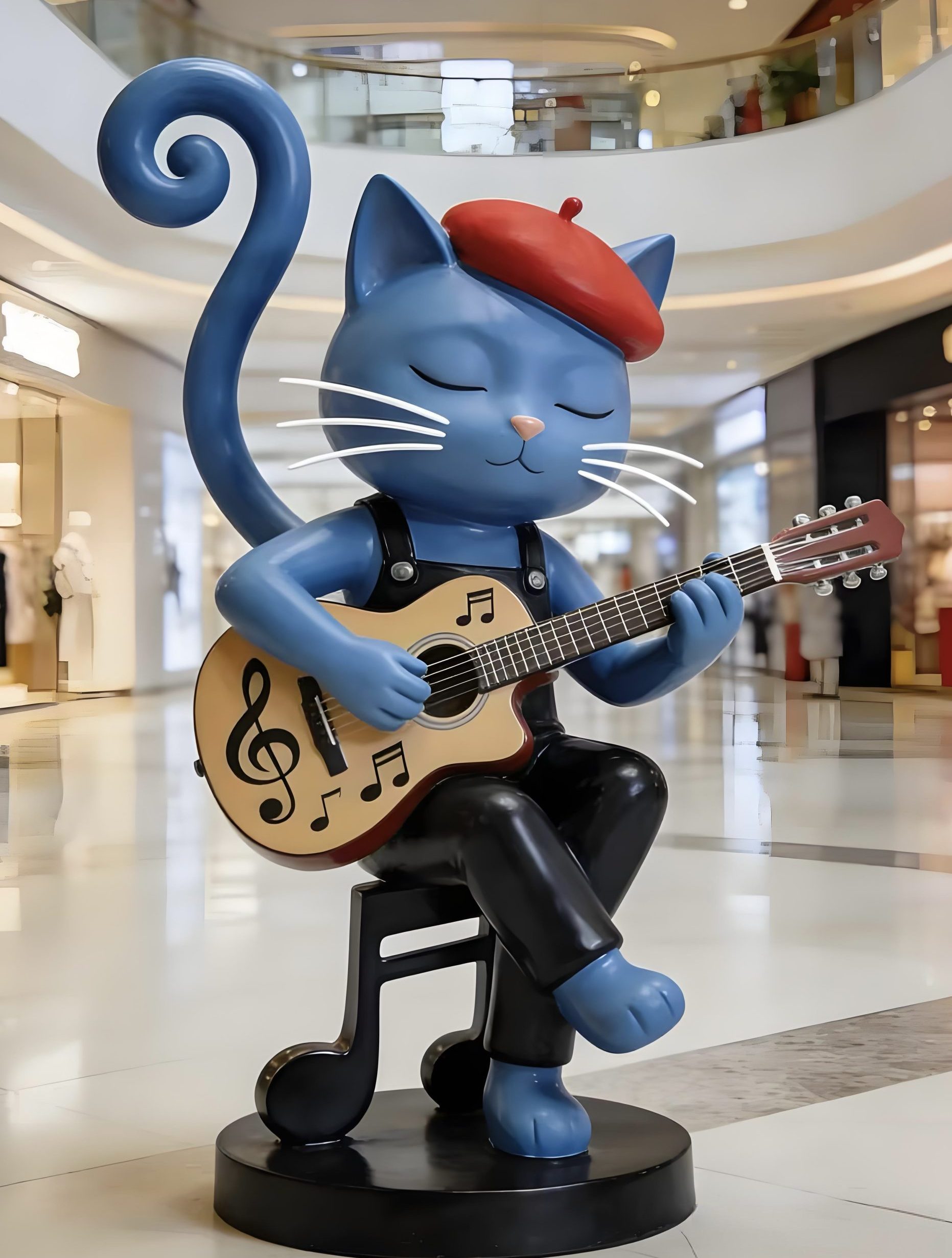 Fiberglass cartoon sculpture