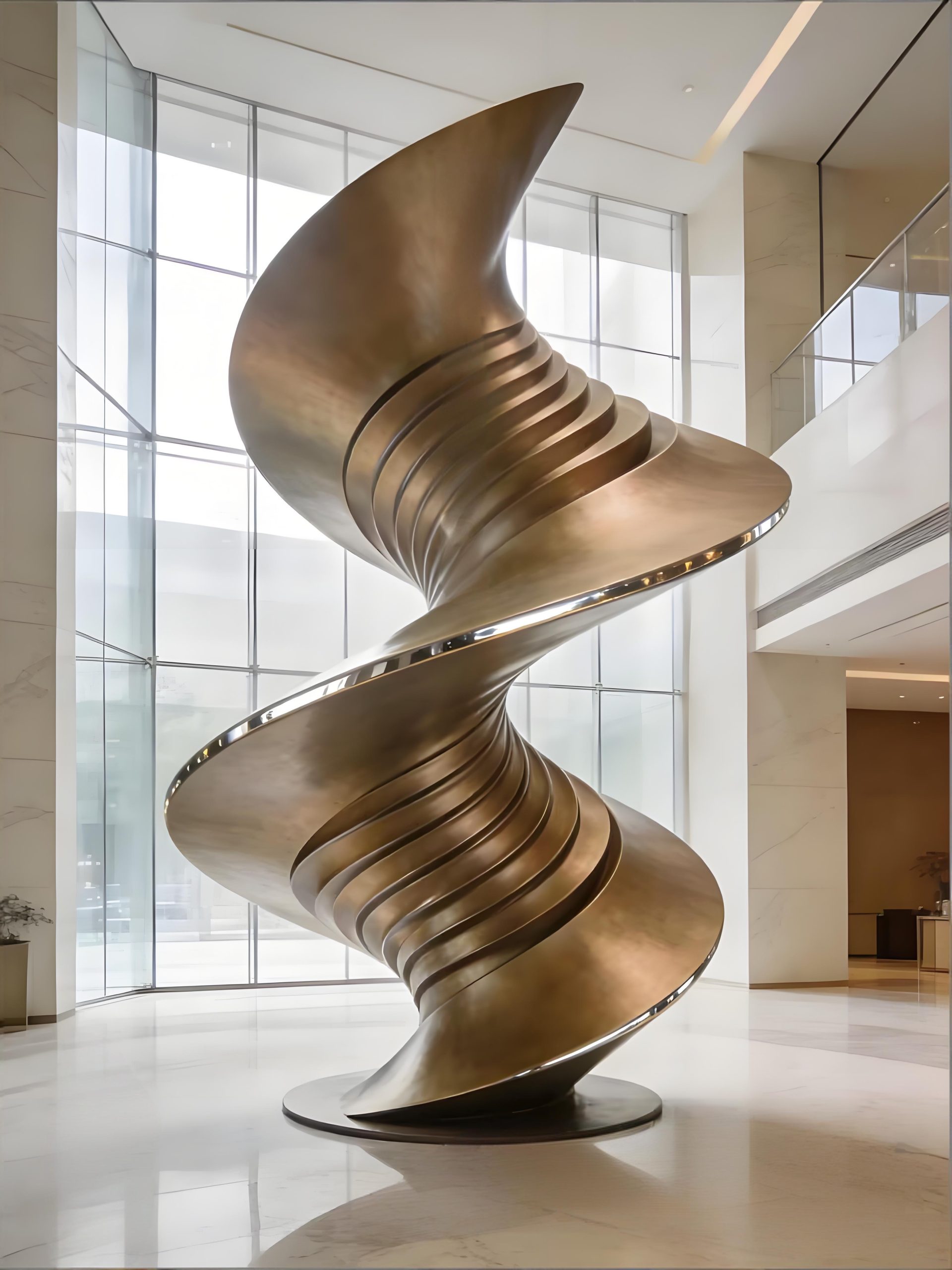 Hotel landscape sculpture