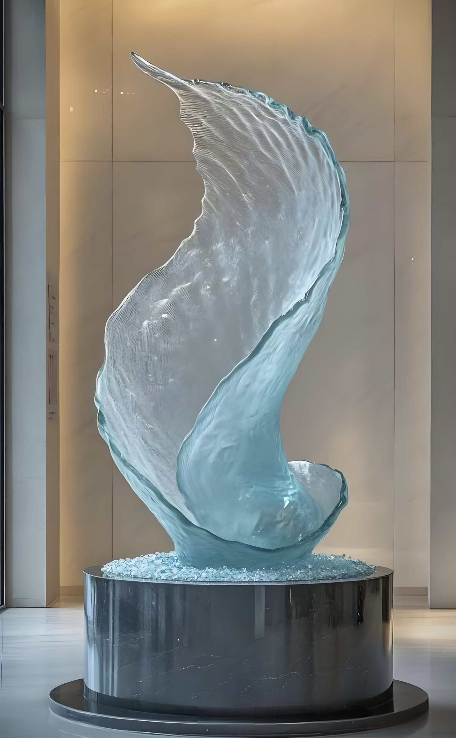 Acrylic Landscape Sculpture