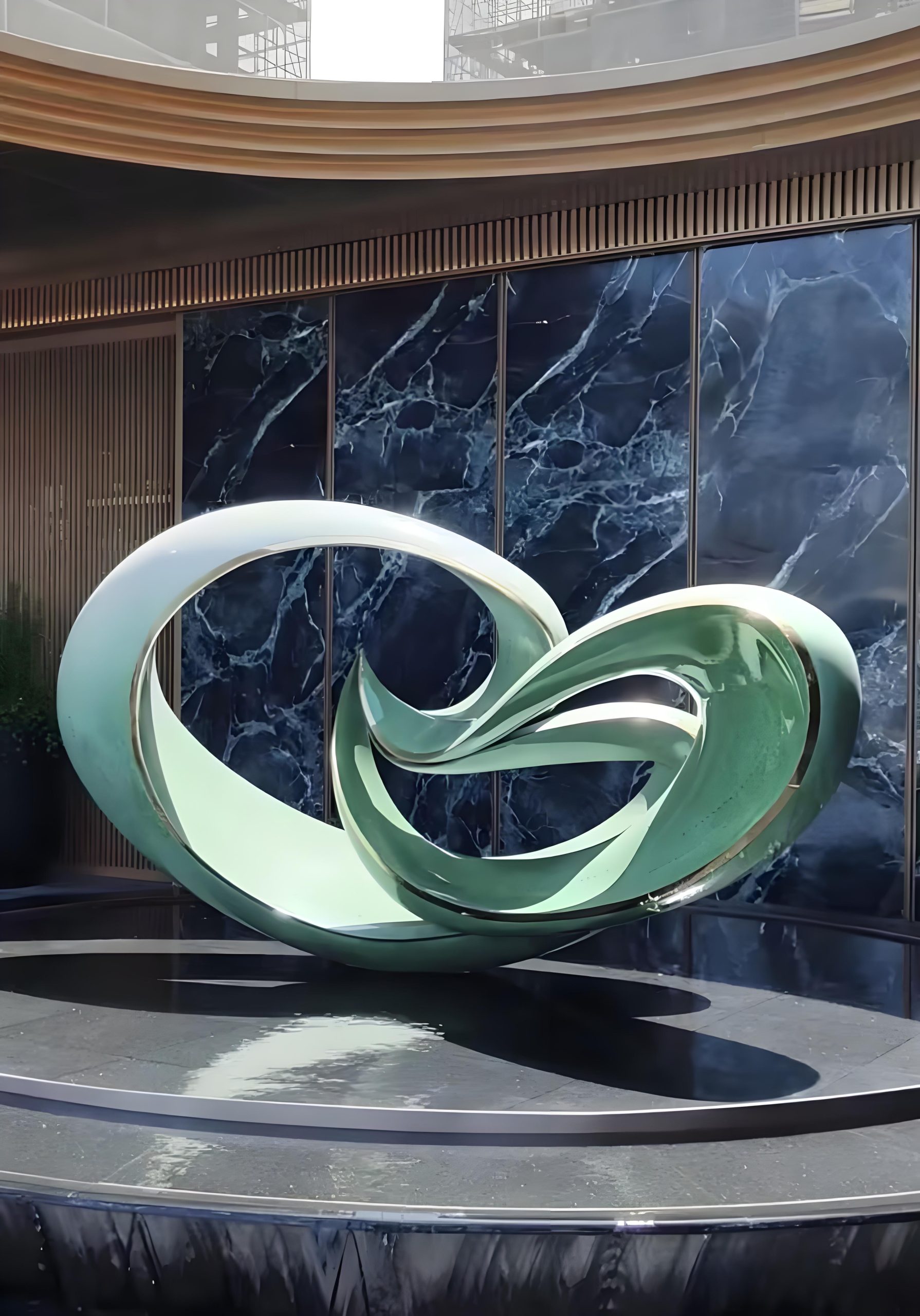 Hotel landscape sculpture