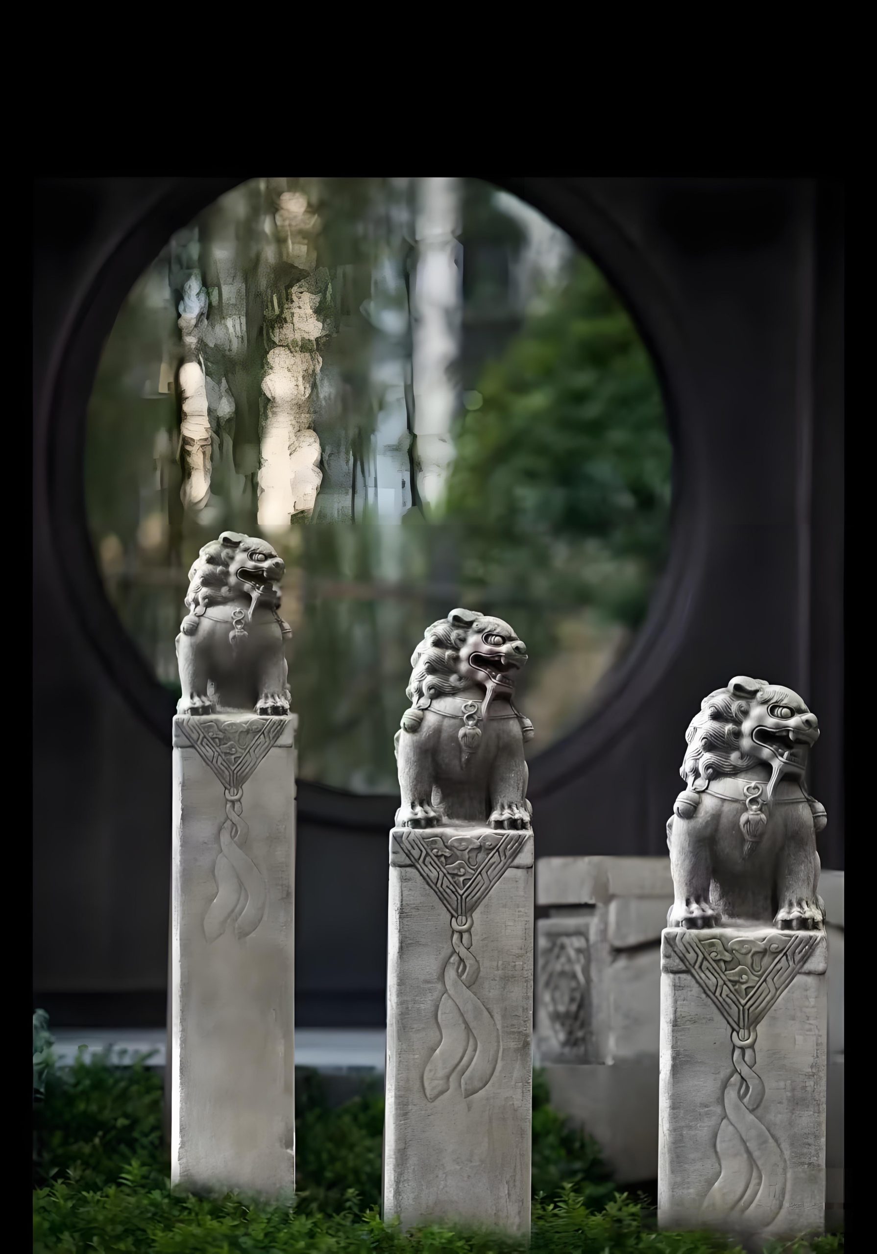Chinese garden sculpture
