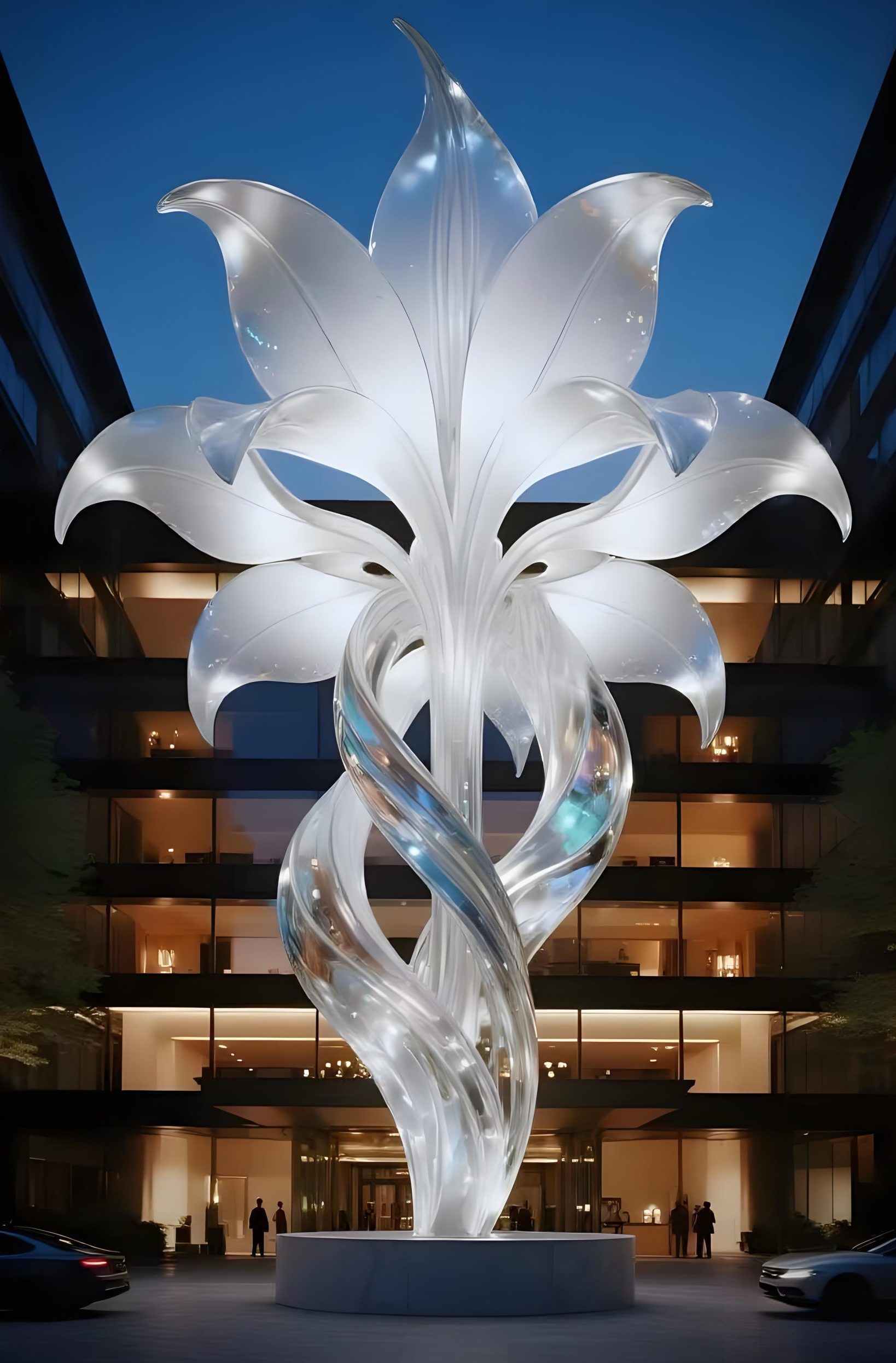 Stainless steel sculpture