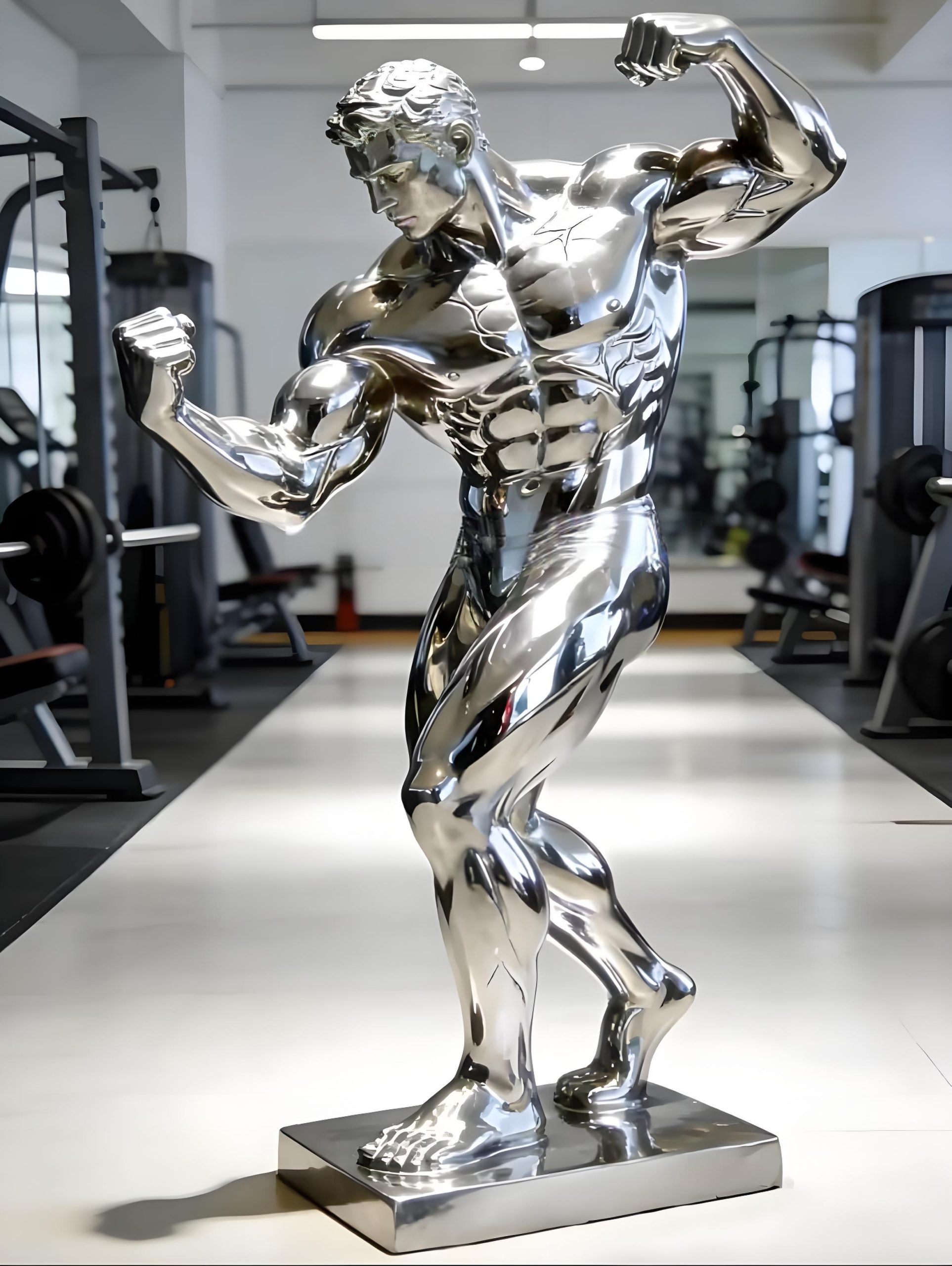 Stainless steel sculpture