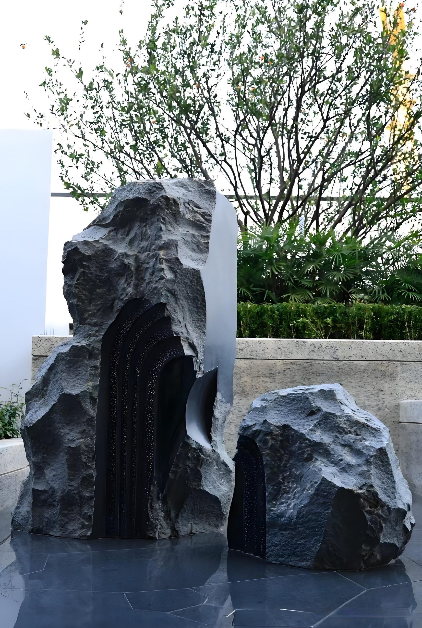 Marble Landscape Sculpture