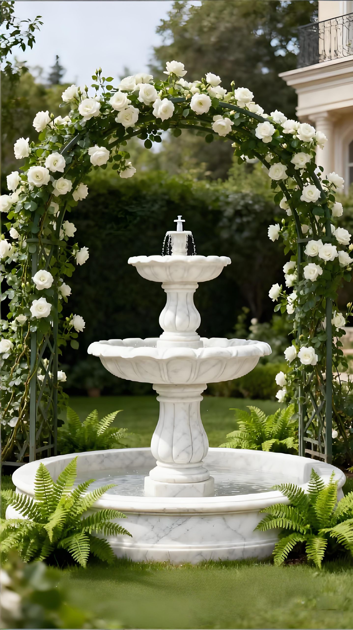 Marble Landscape Sculpture