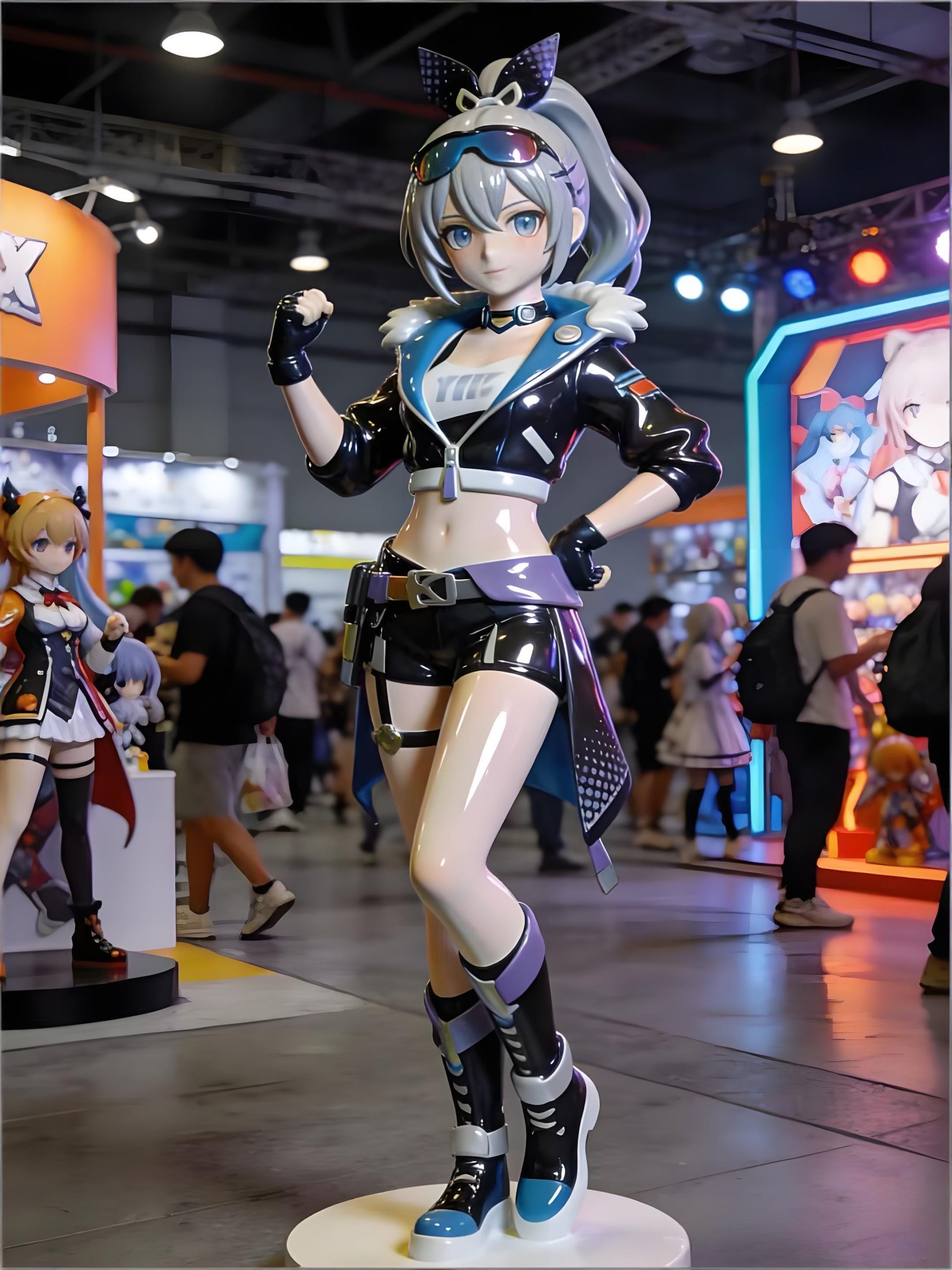 Fiberglass cartoon sculpture