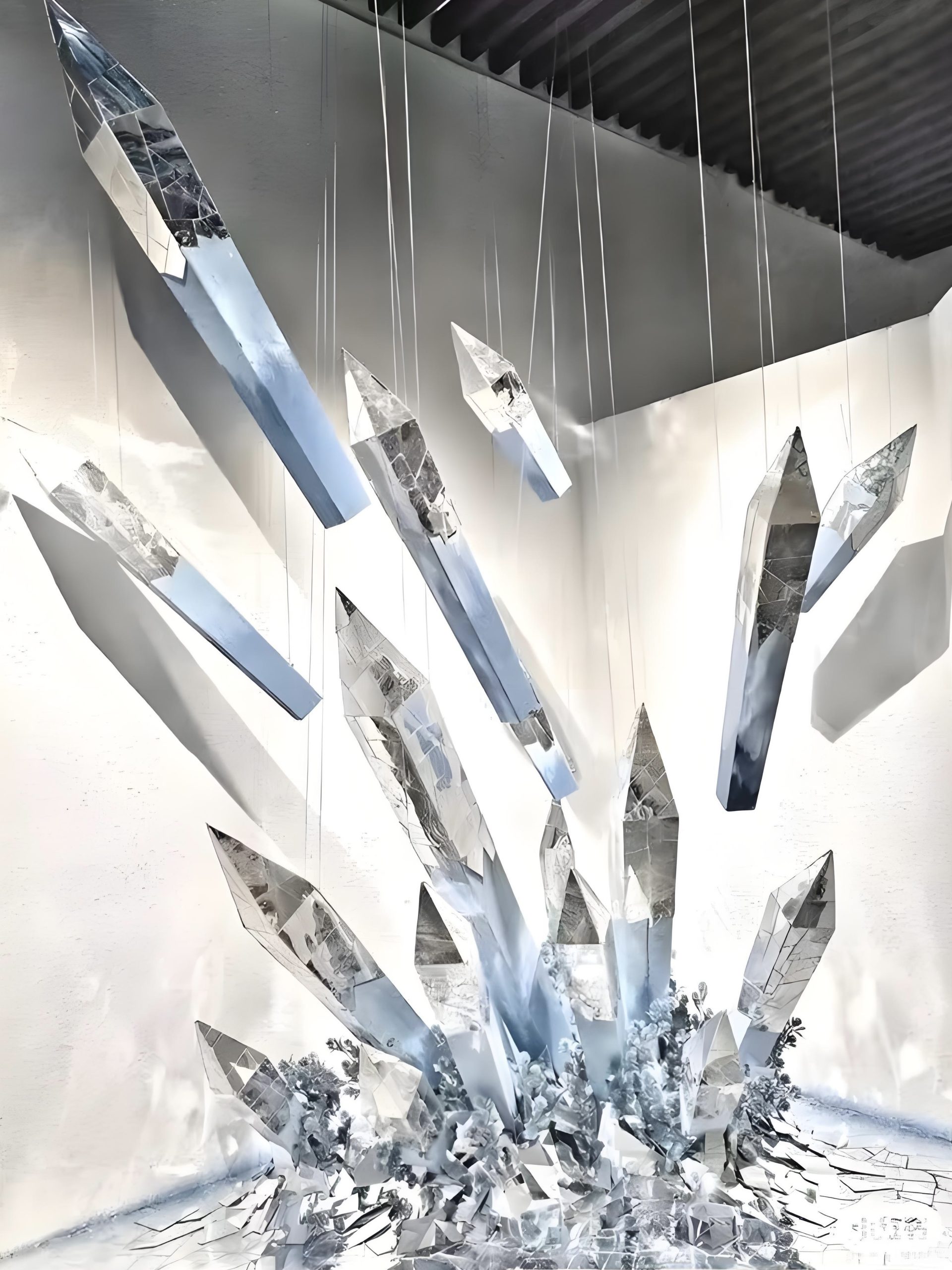 Acrylic Landscape Sculpture