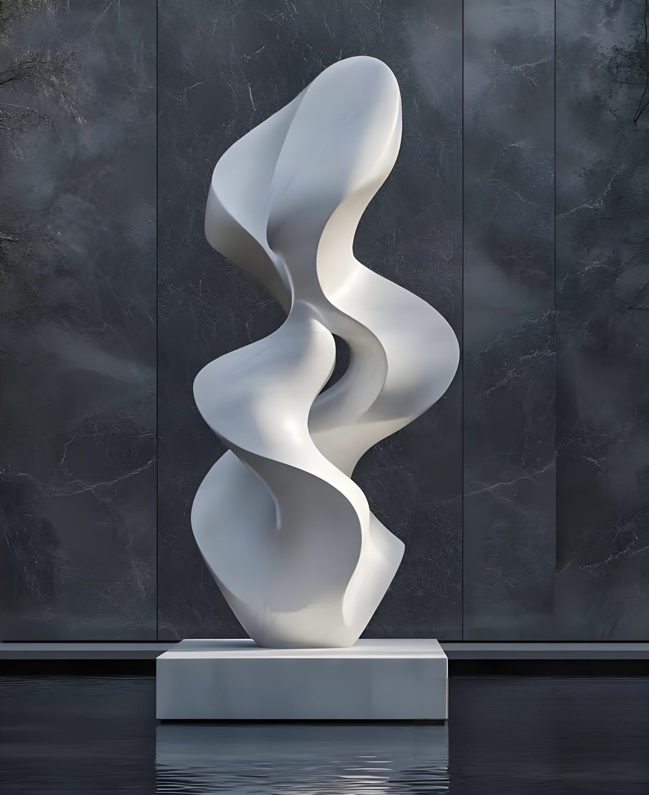 Marble Landscape Sculpture