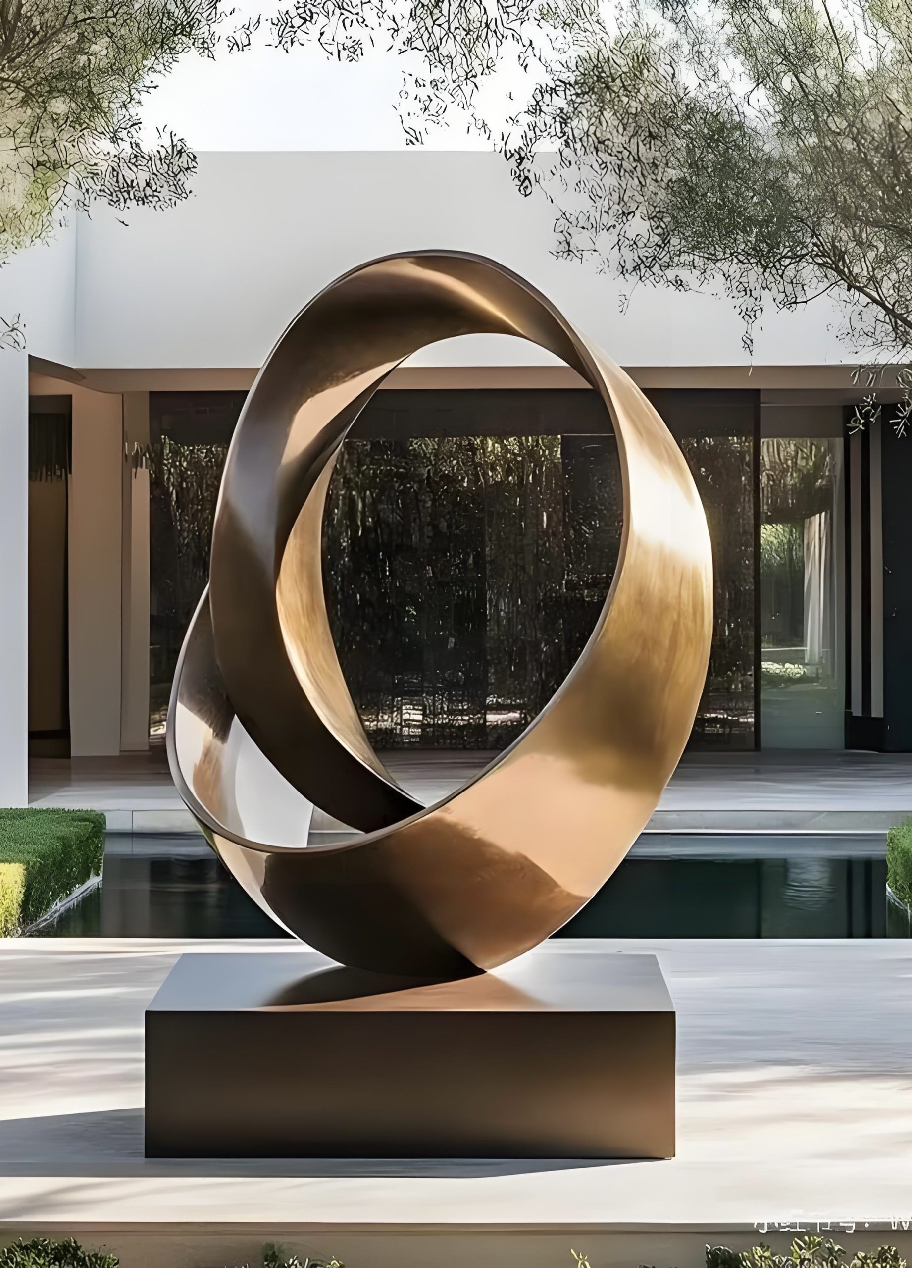 High-end apartment landscape