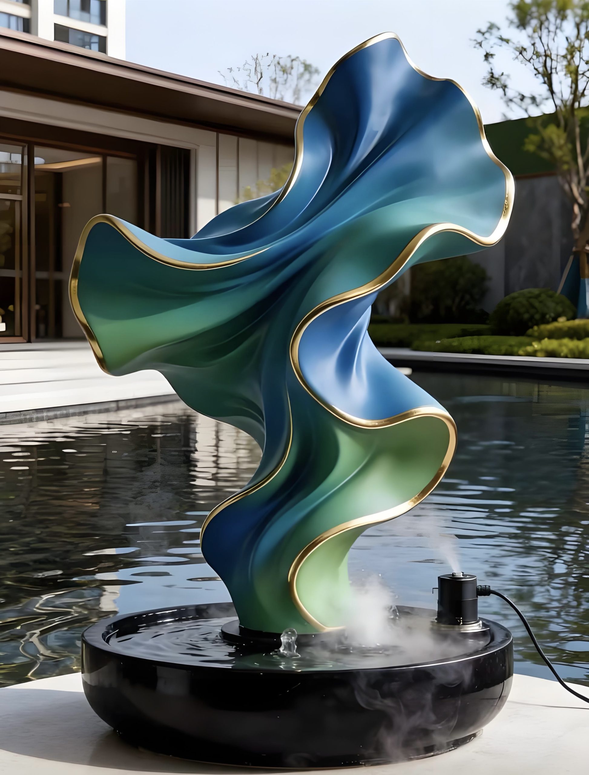 Fiberglass landscape sculpture