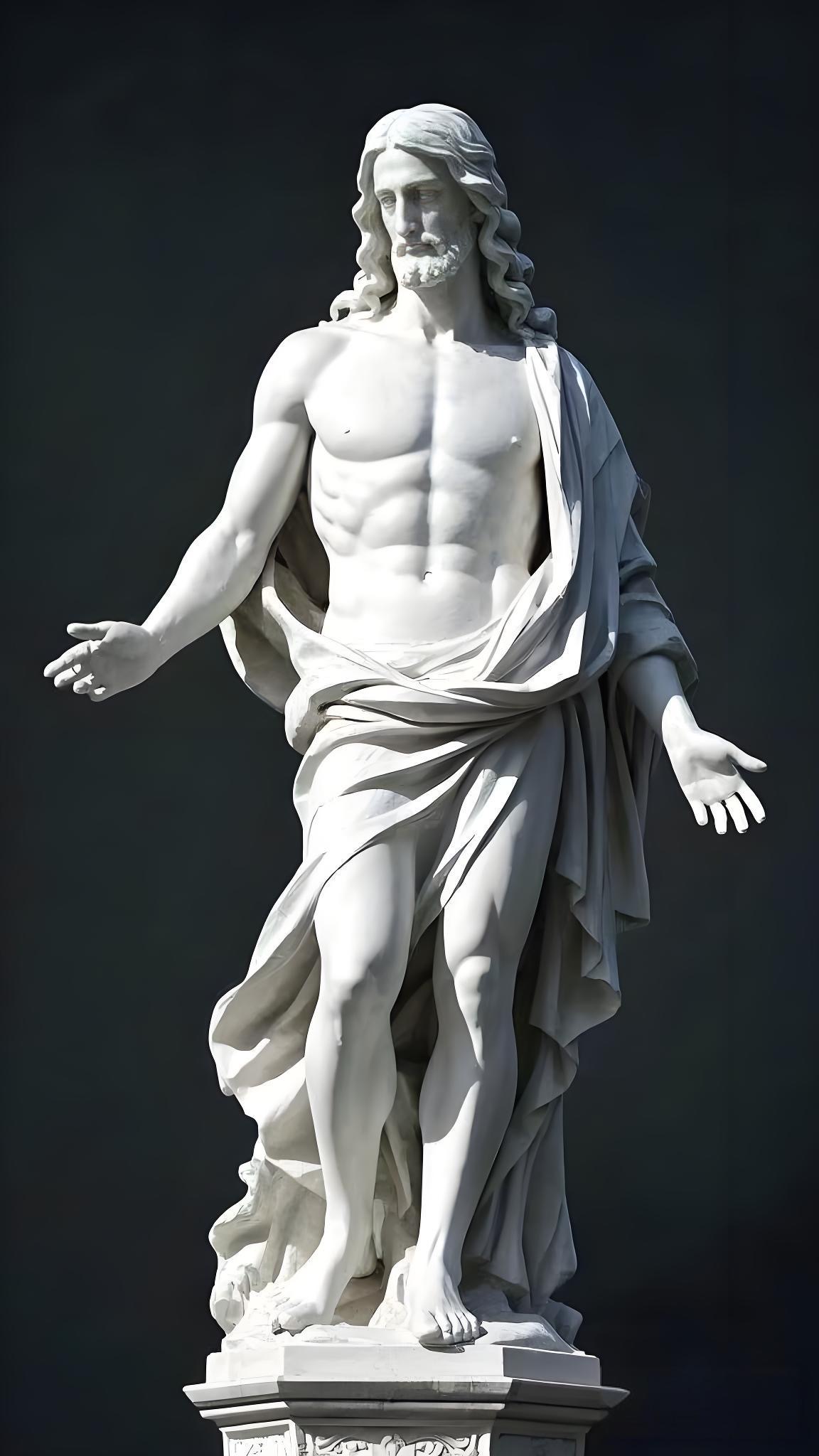 Fiberglass Figure Sculpture