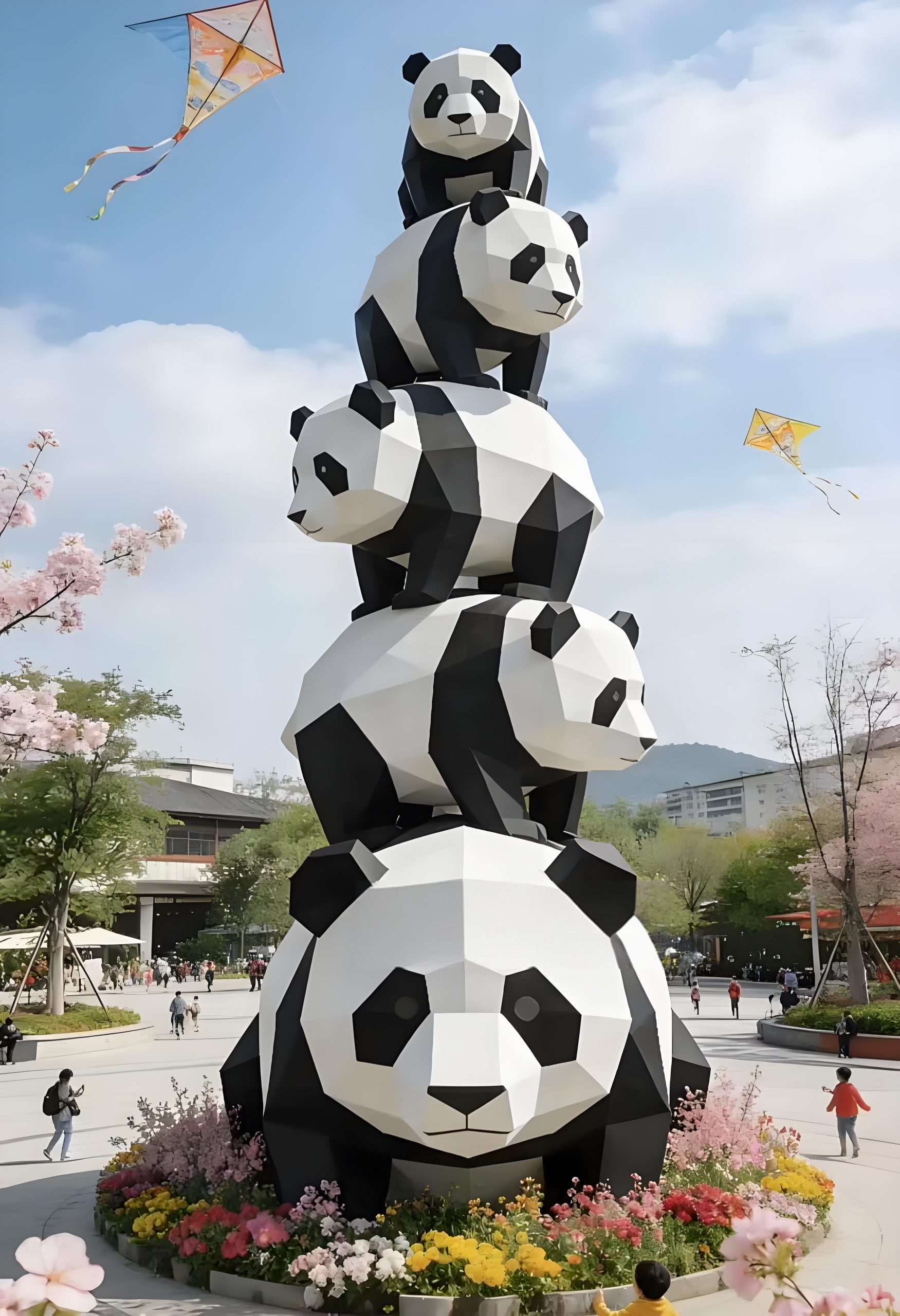 Outdoor Cartoon Sculpture