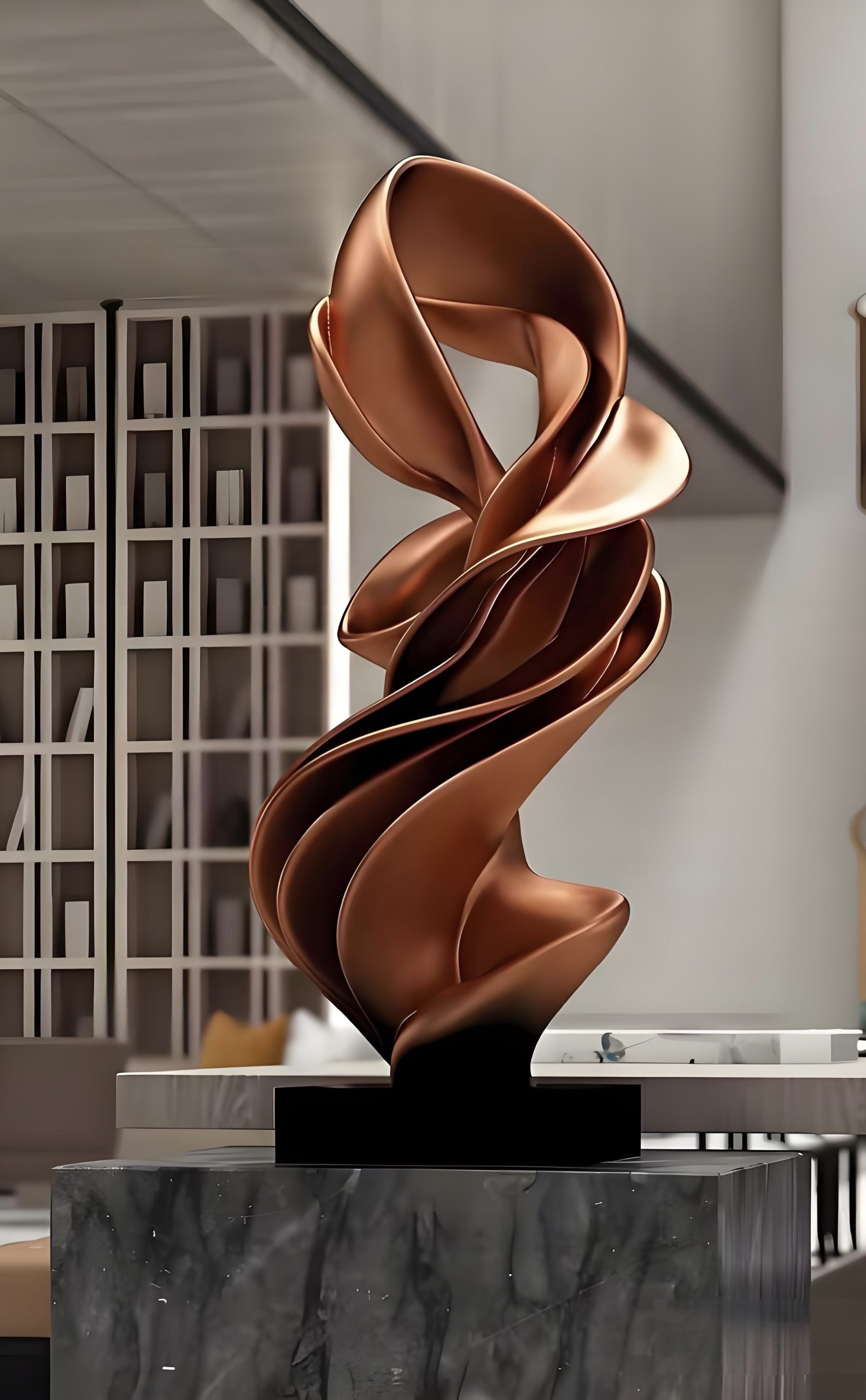 Hotel landscape sculpture