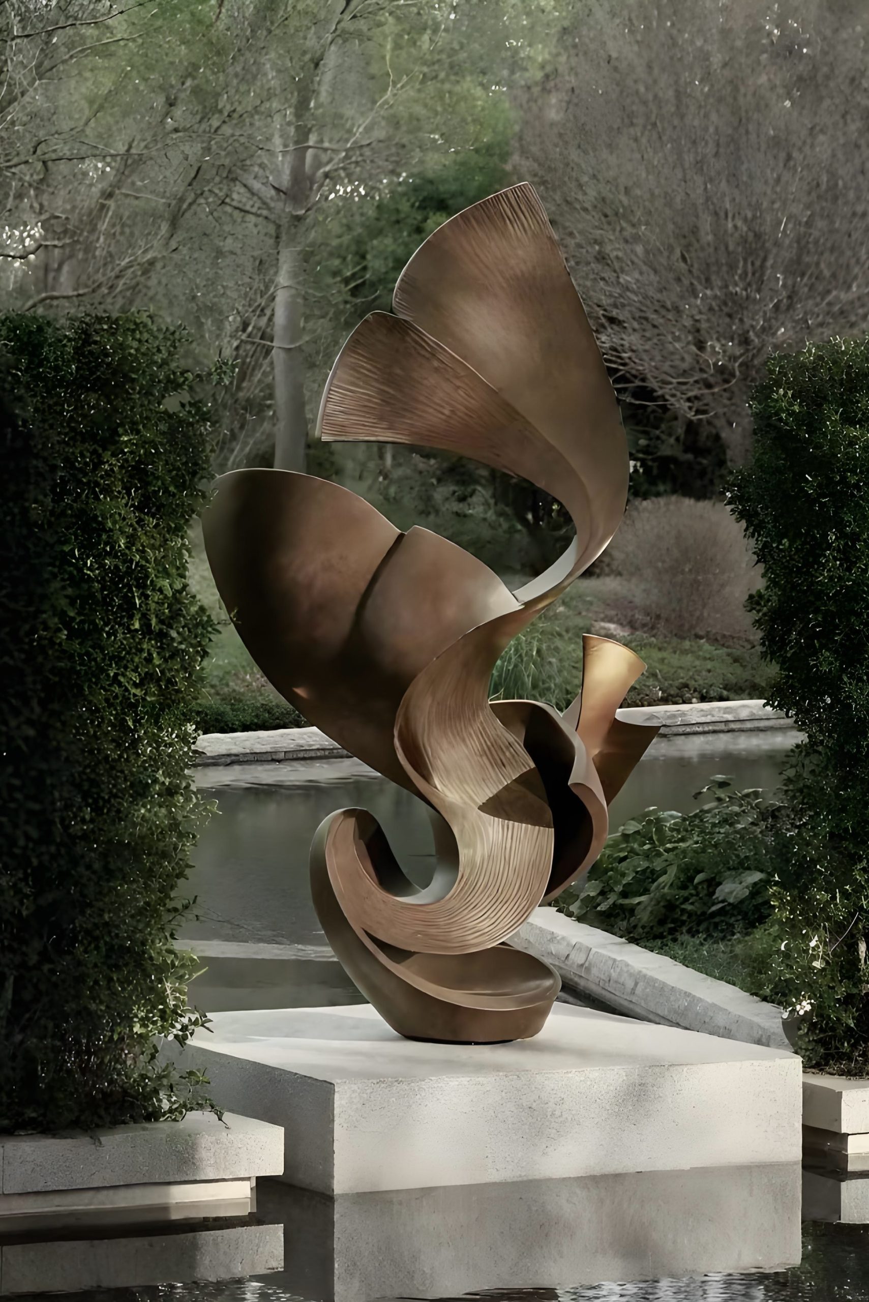 High-end apartment landscape