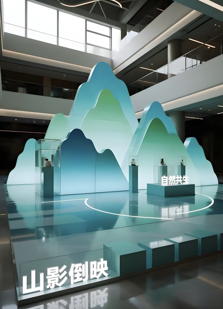 Acrylic Landscape Sculpture