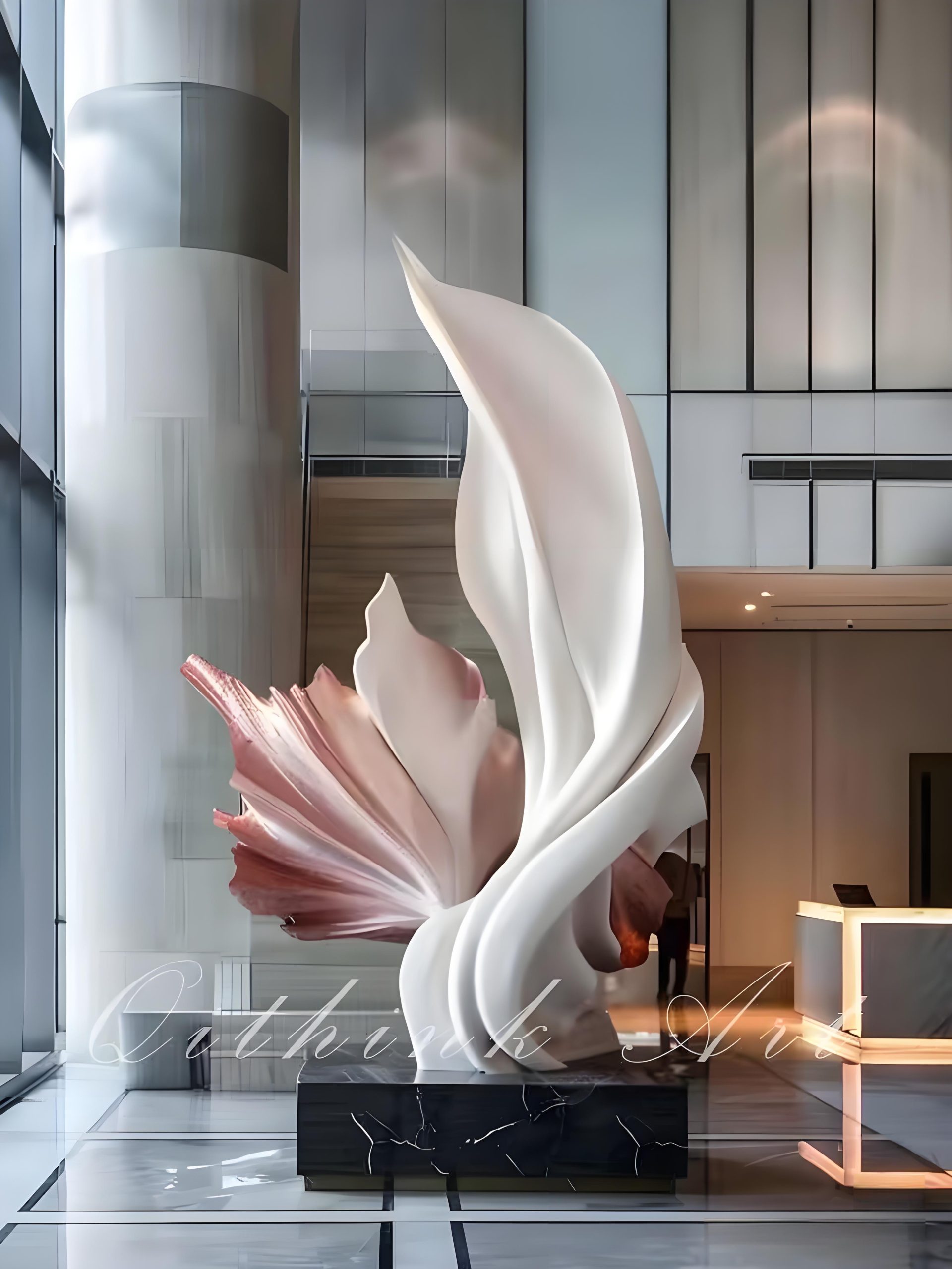 Hotel landscape sculpture