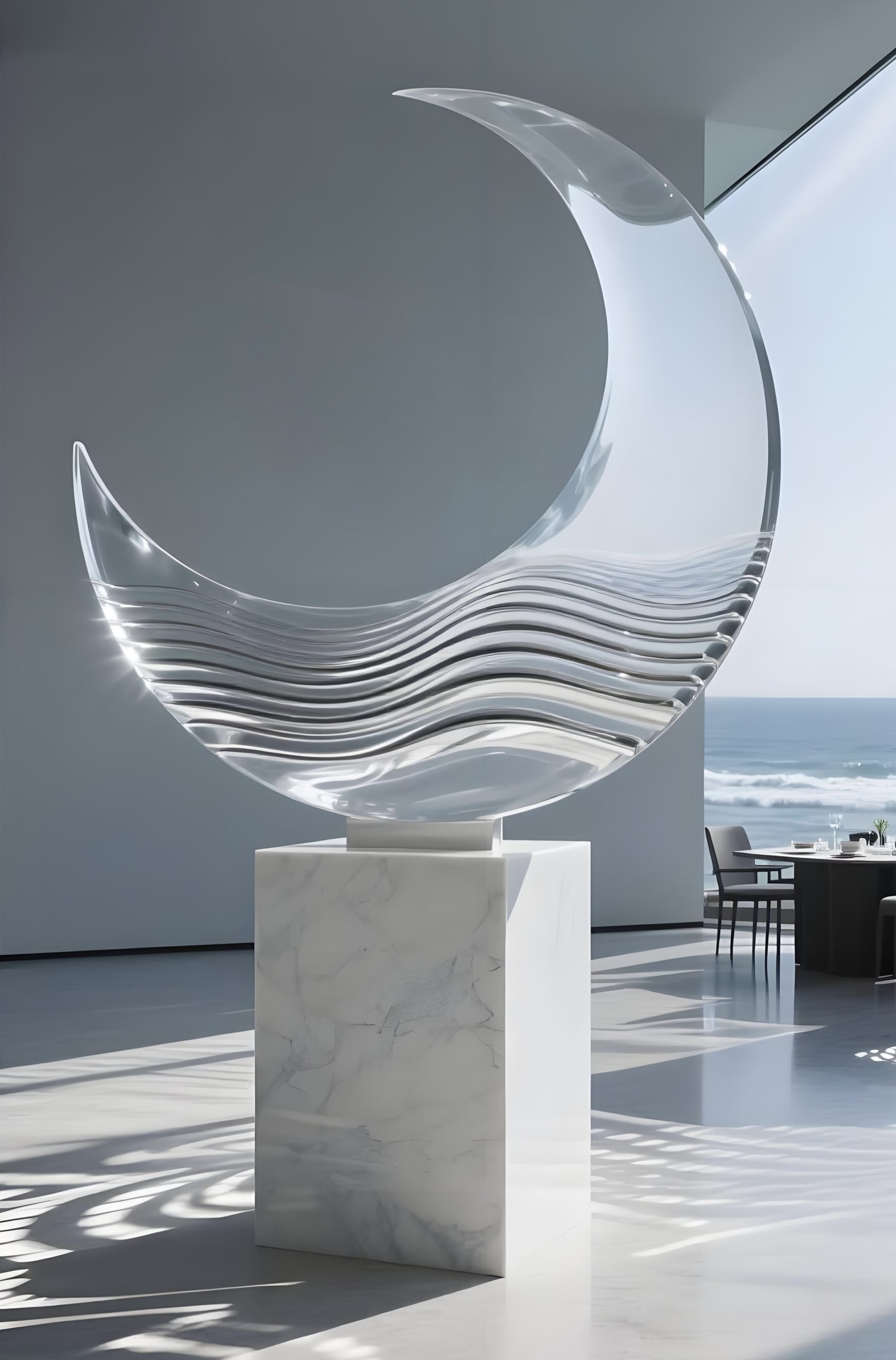 Acrylic Landscape Sculpture