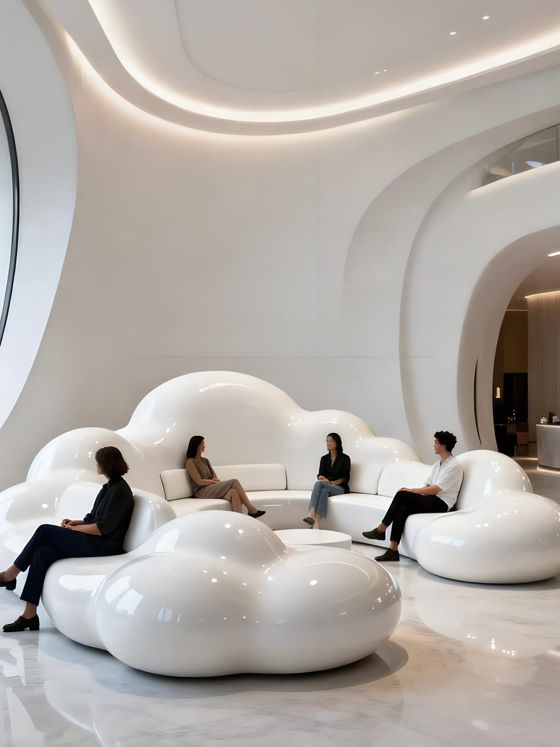 Cartoon Landscape Sculpture