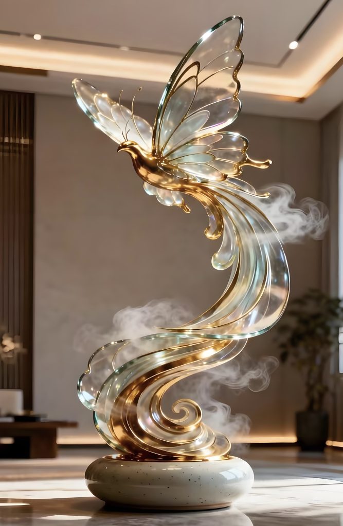 Acrylic Landscape Sculpture