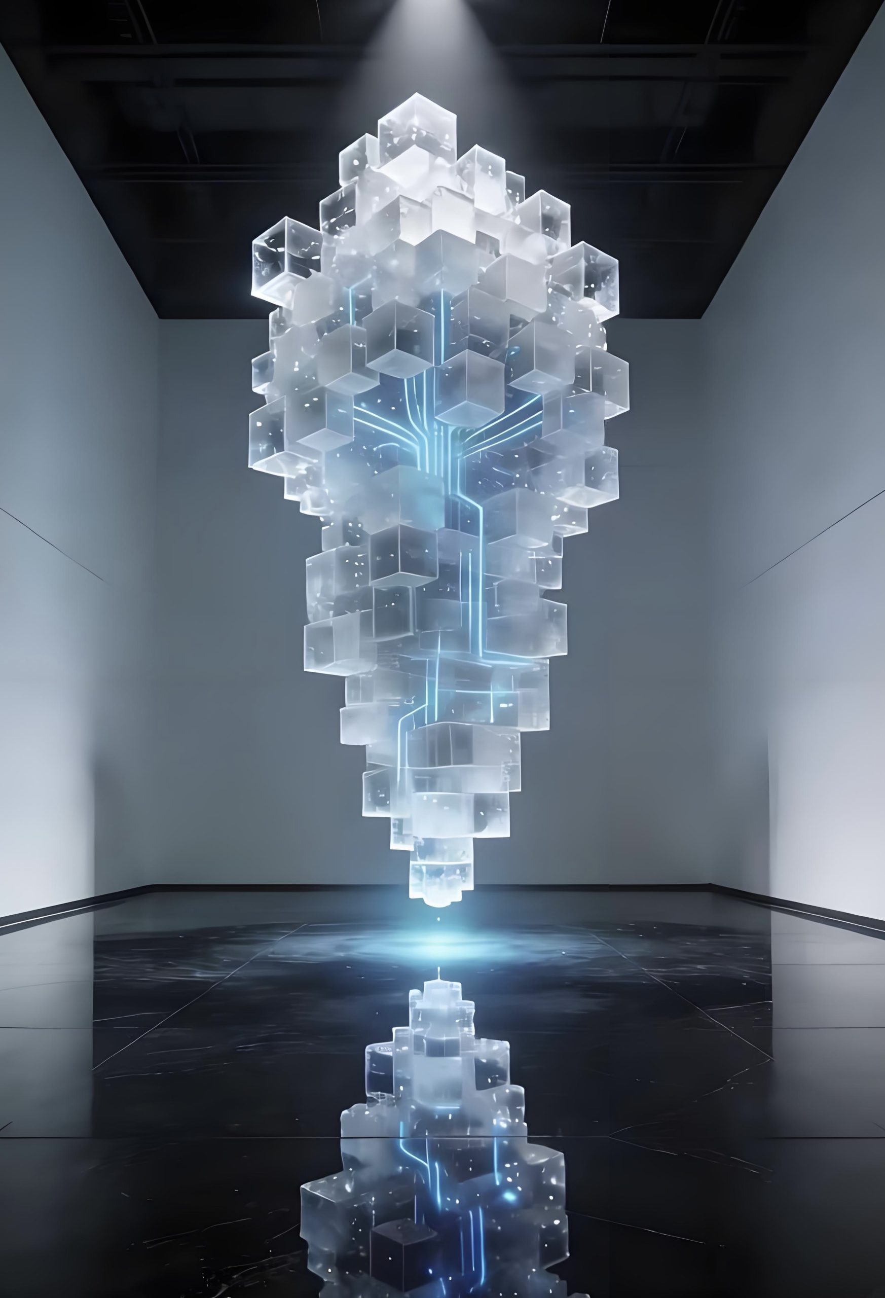 Acrylic Landscape Sculpture