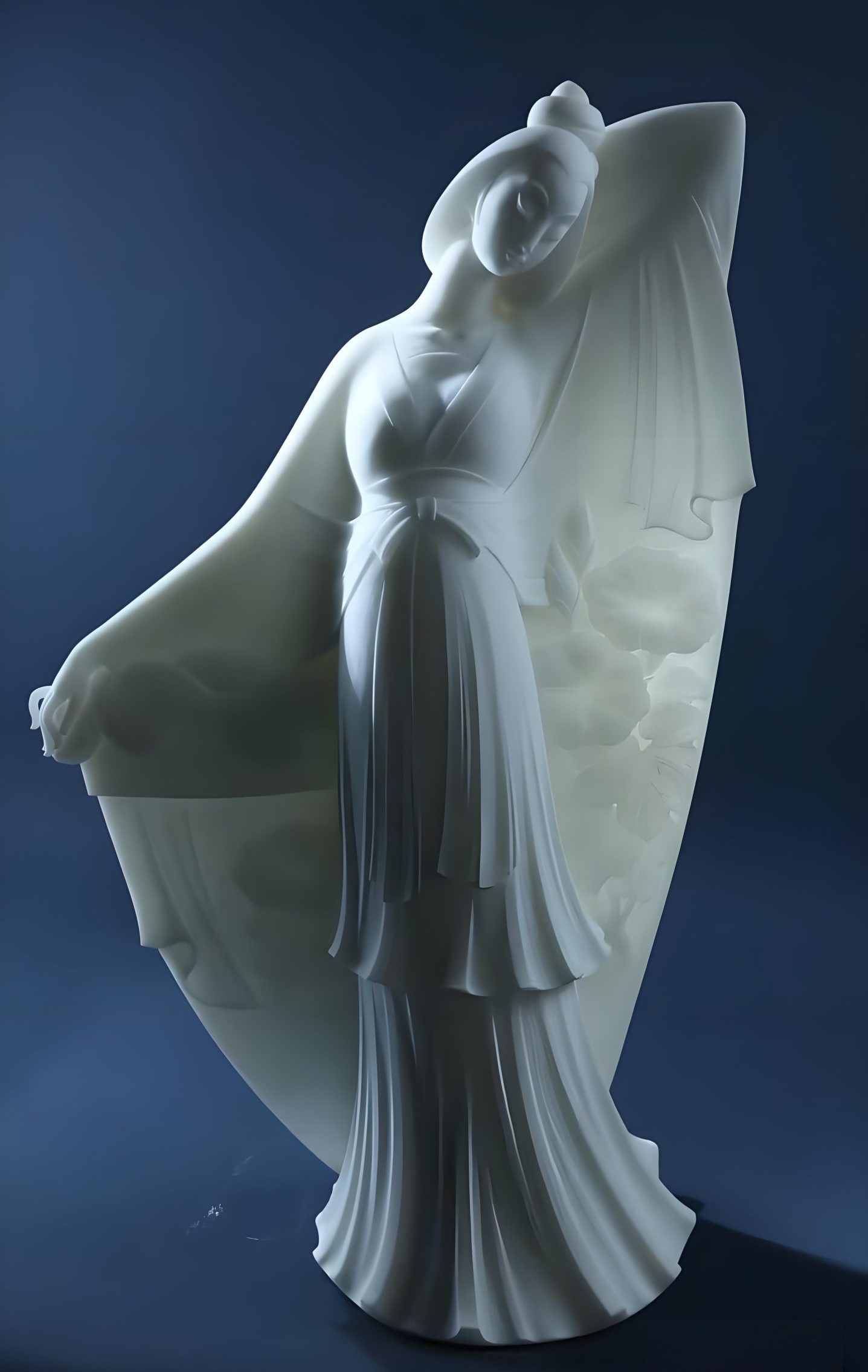 Chinese-style Court Ladies Sculpture