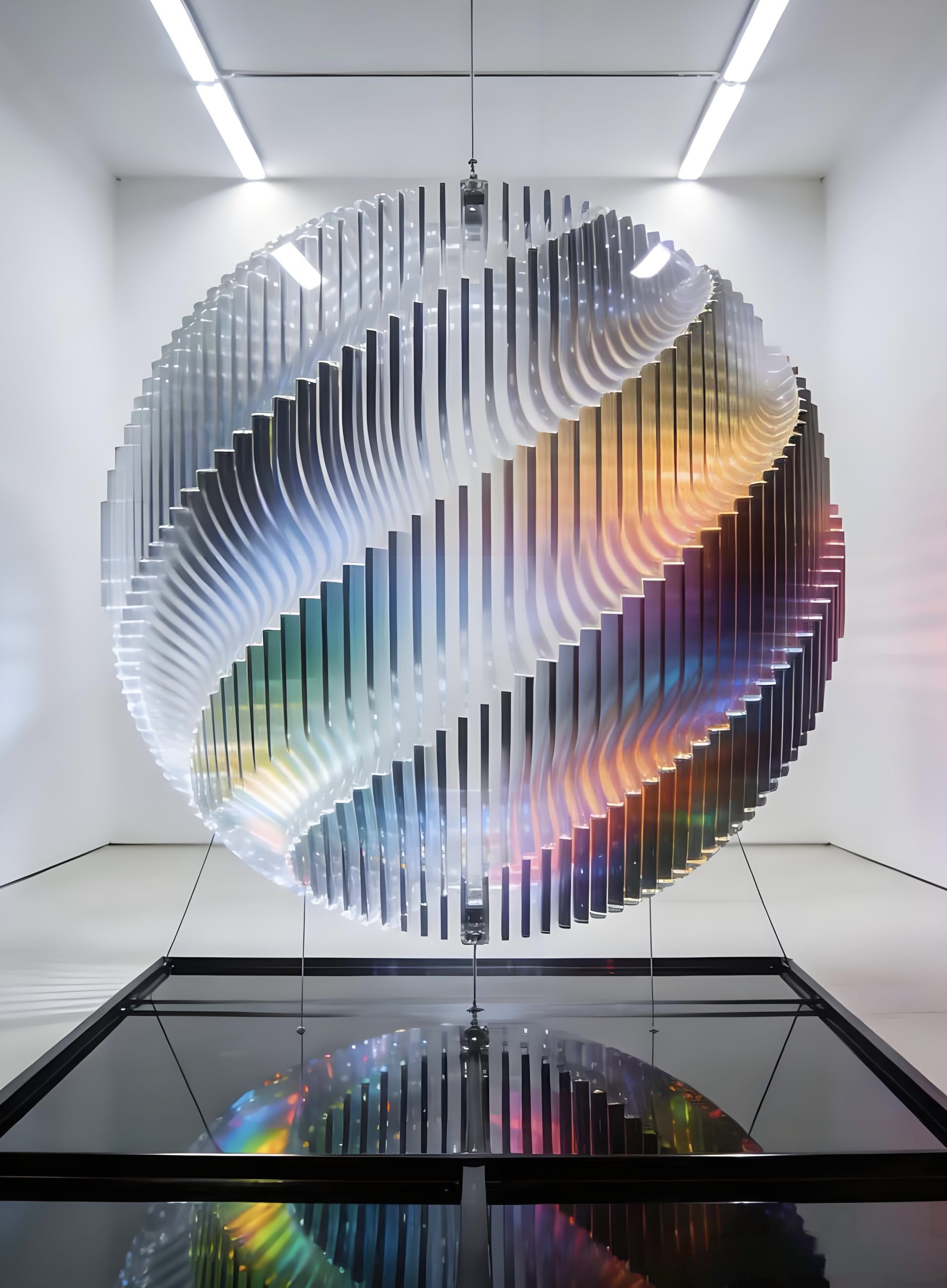 Acrylic Landscape Sculpture