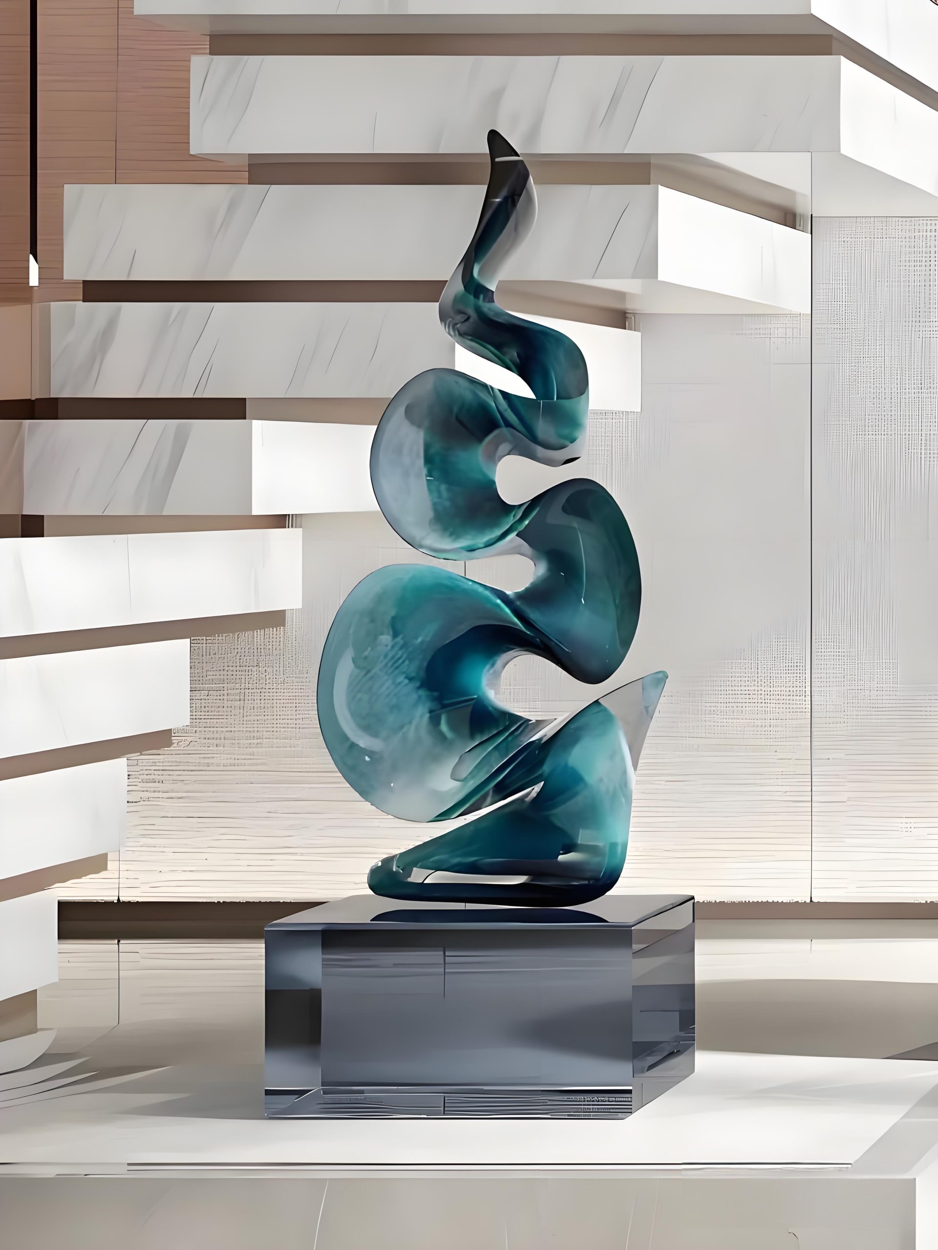 Fiberglass landscape sculpture