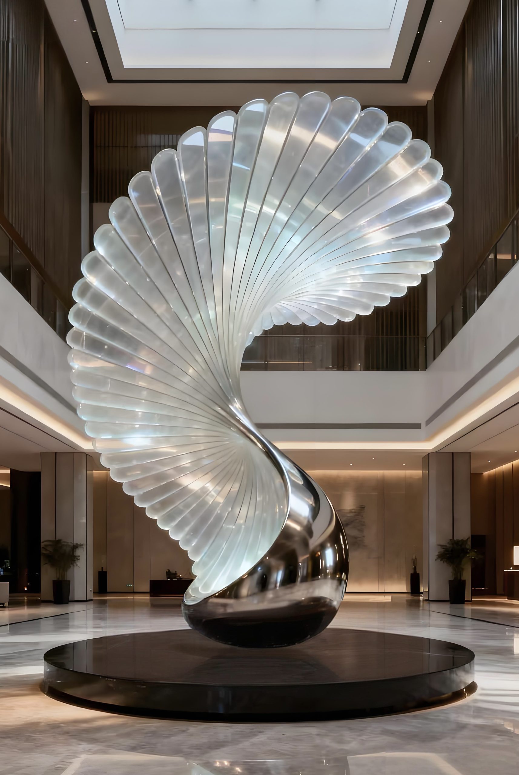 Acrylic Landscape Sculpture