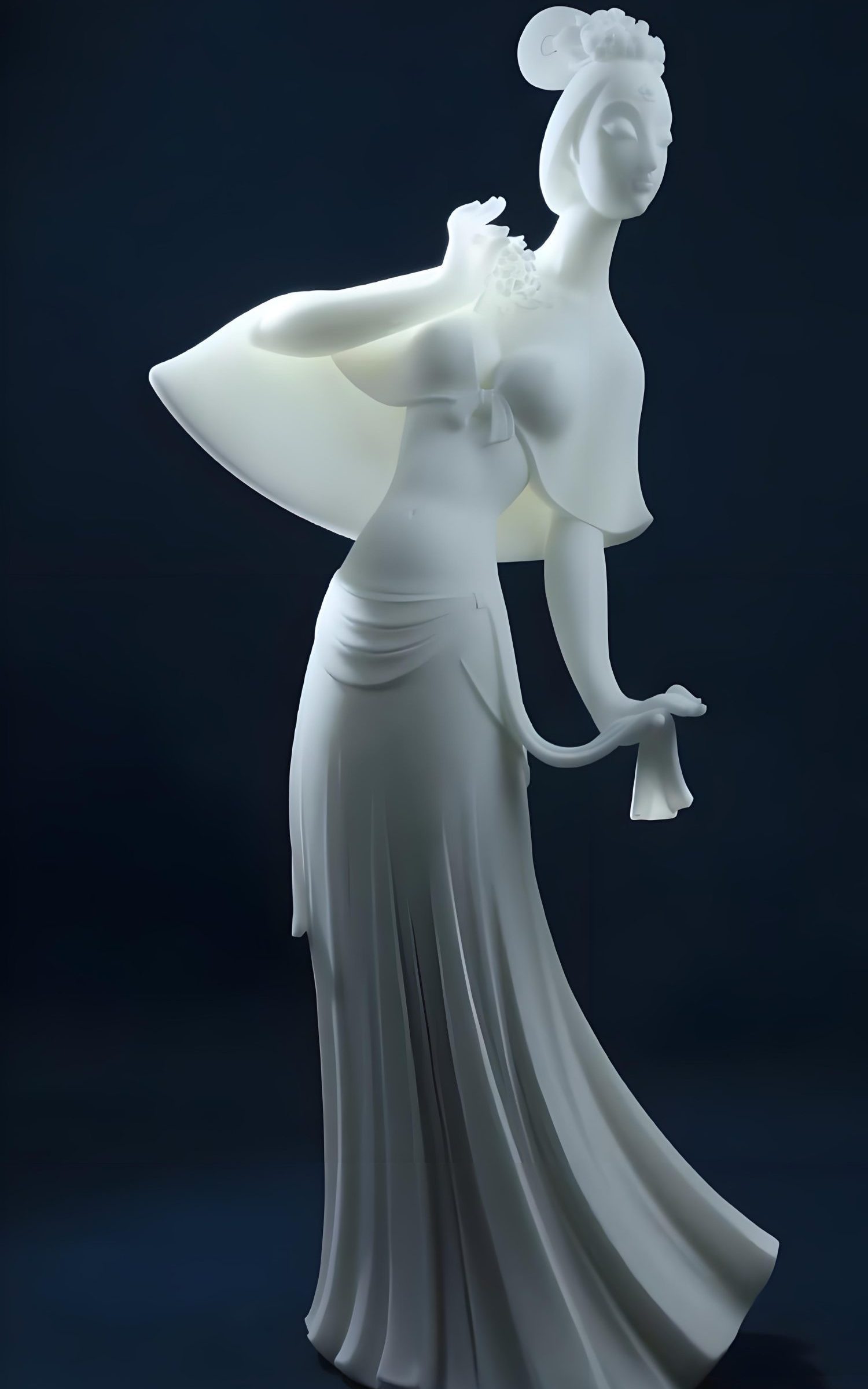 Chinese-style Court Ladies Sculpture