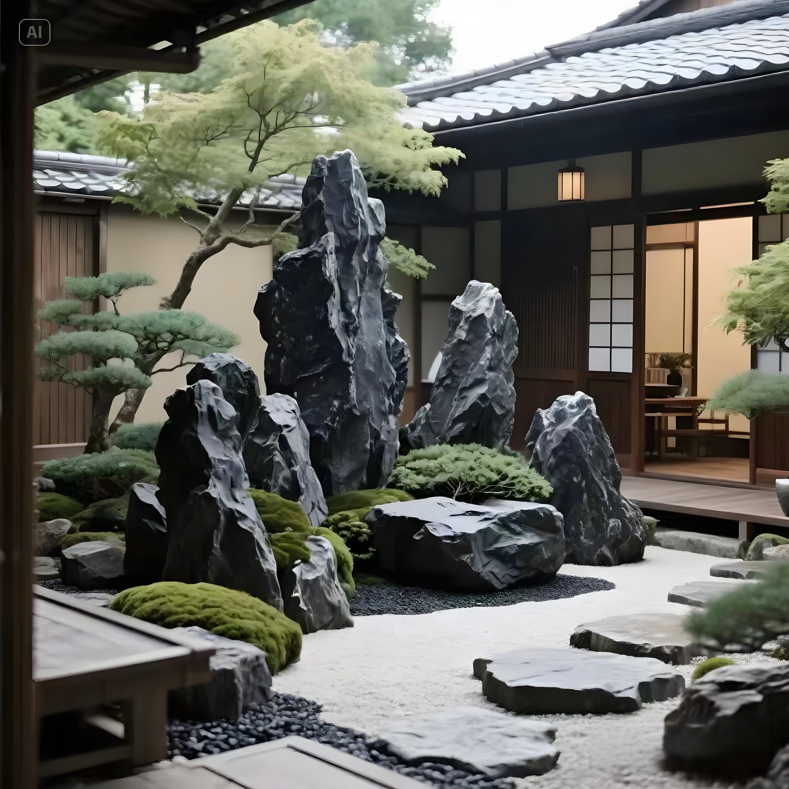 Chinese garden sculpture