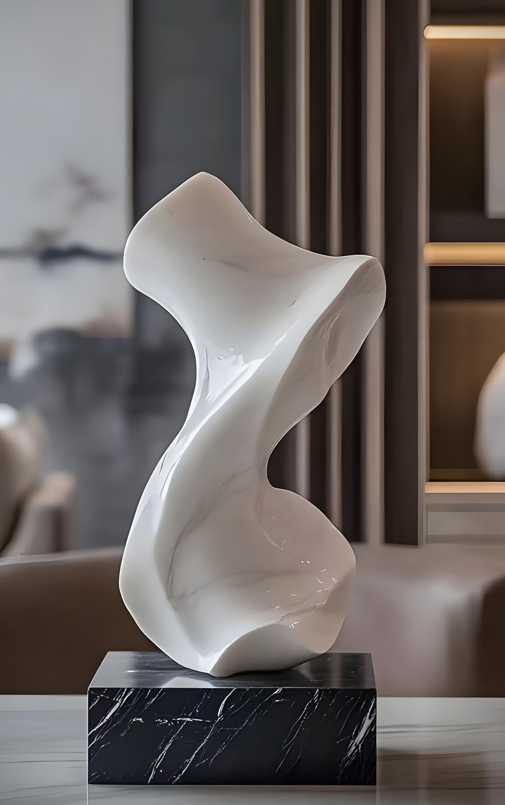 Marble Landscape Sculpture