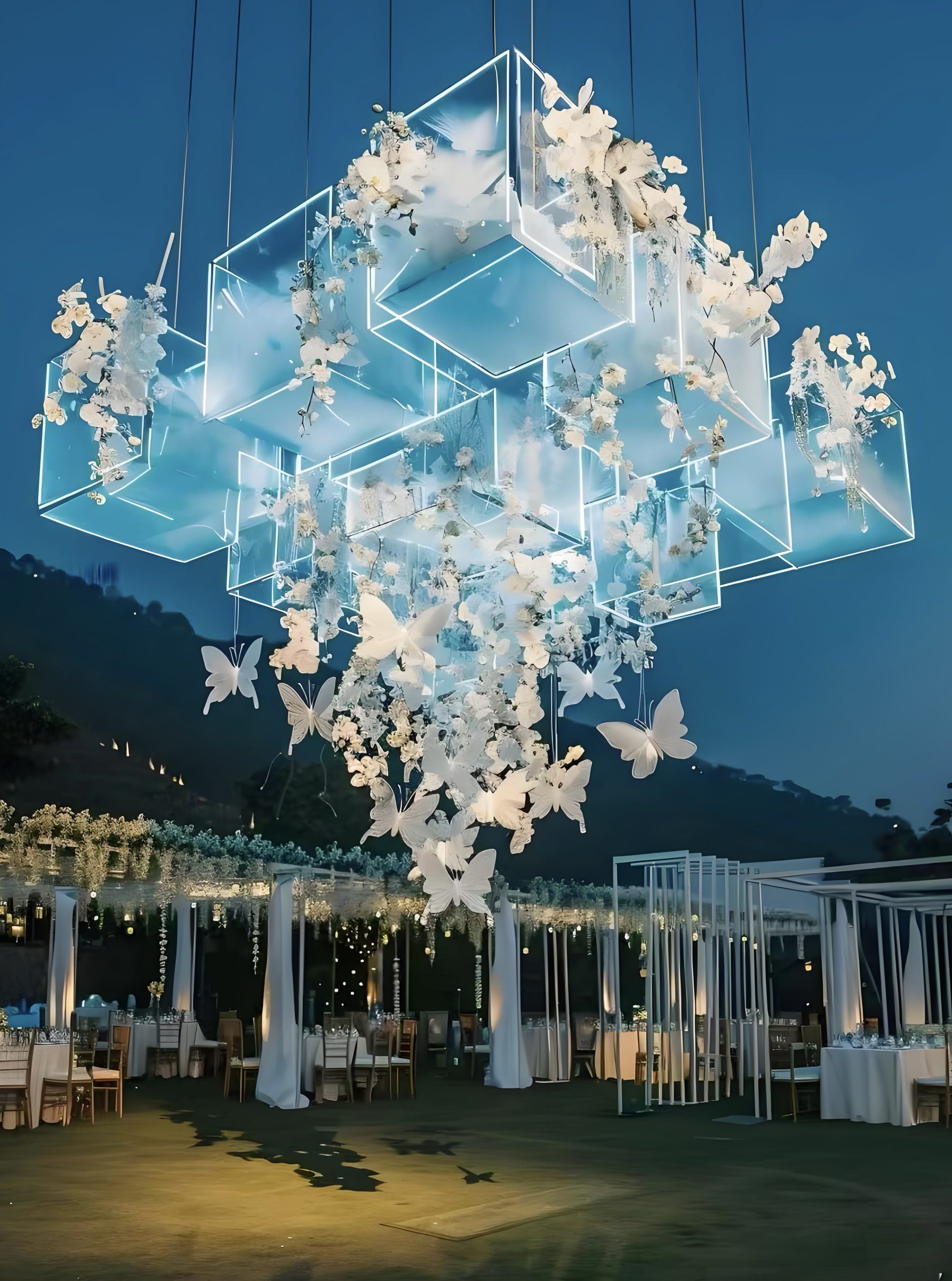 Acrylic Landscape Sculpture