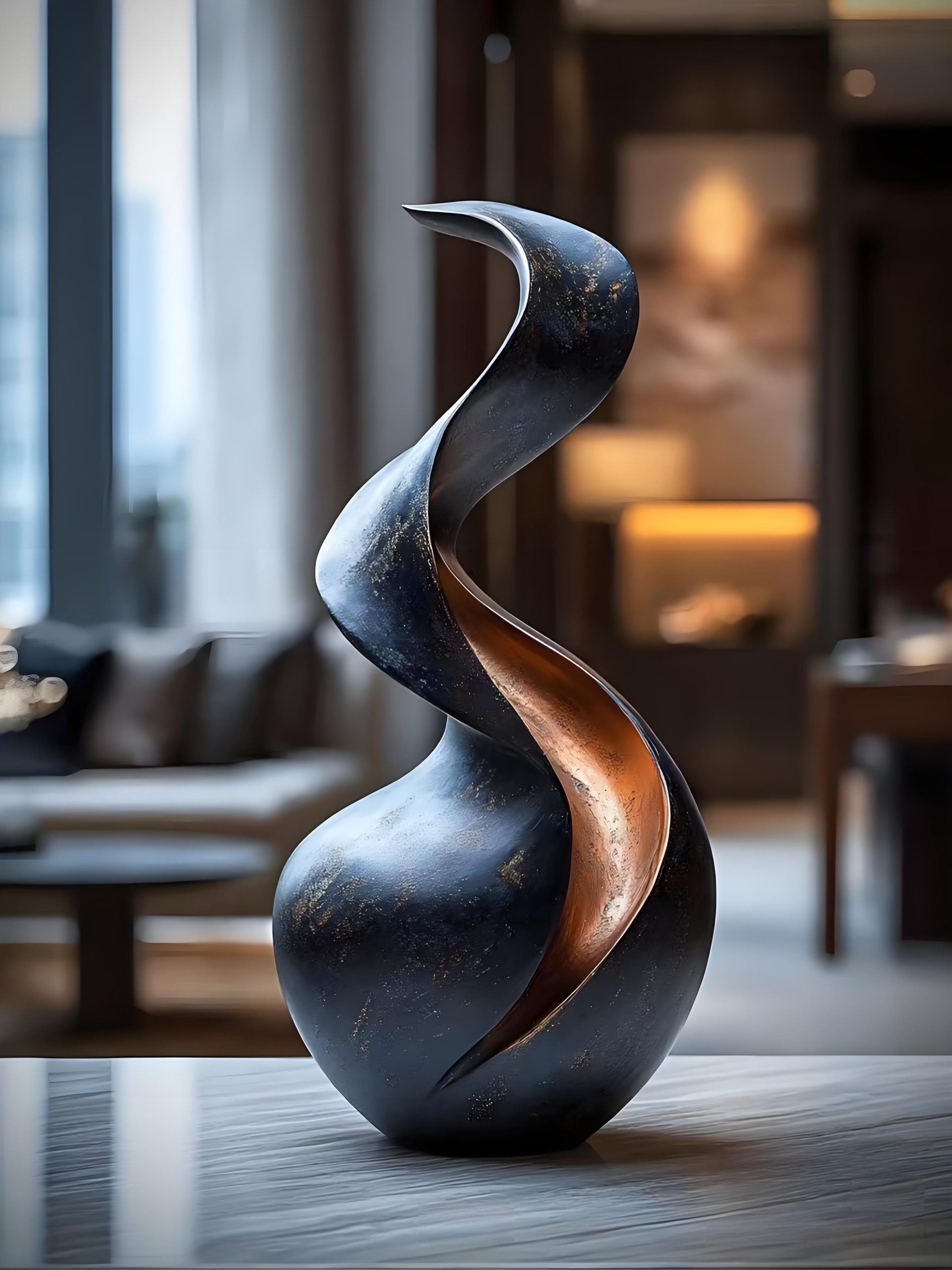 Hotel landscape sculpture