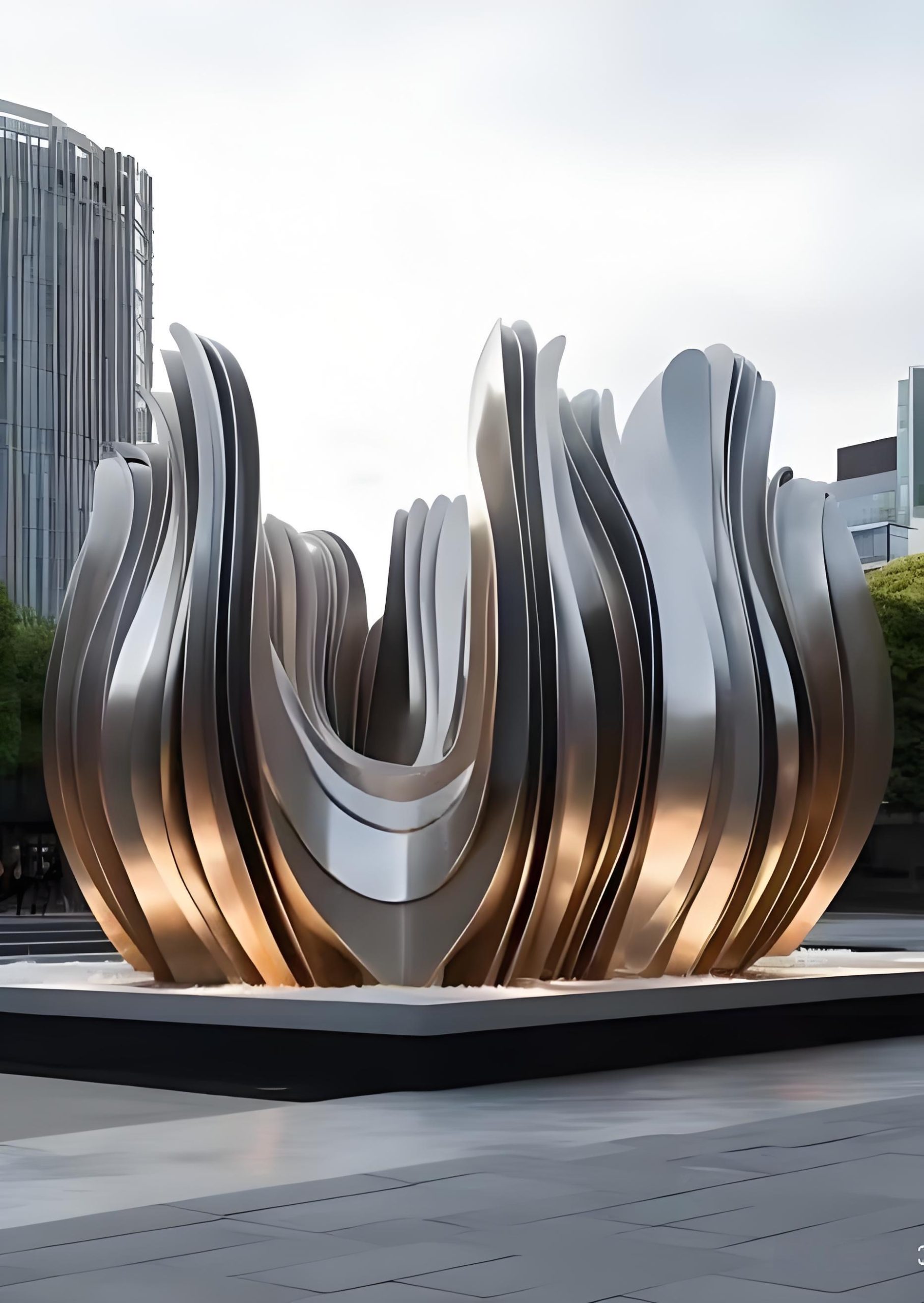 High-end apartment landscape