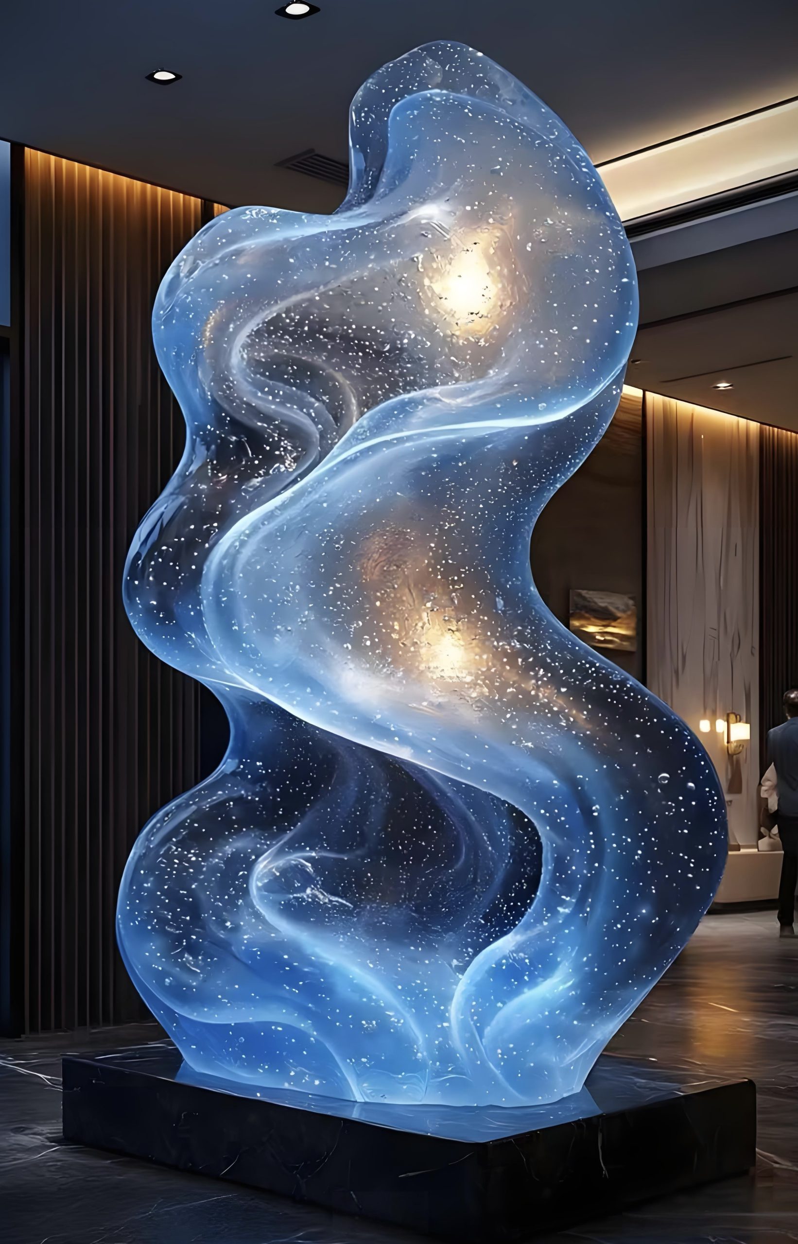 Acrylic Landscape Sculpture