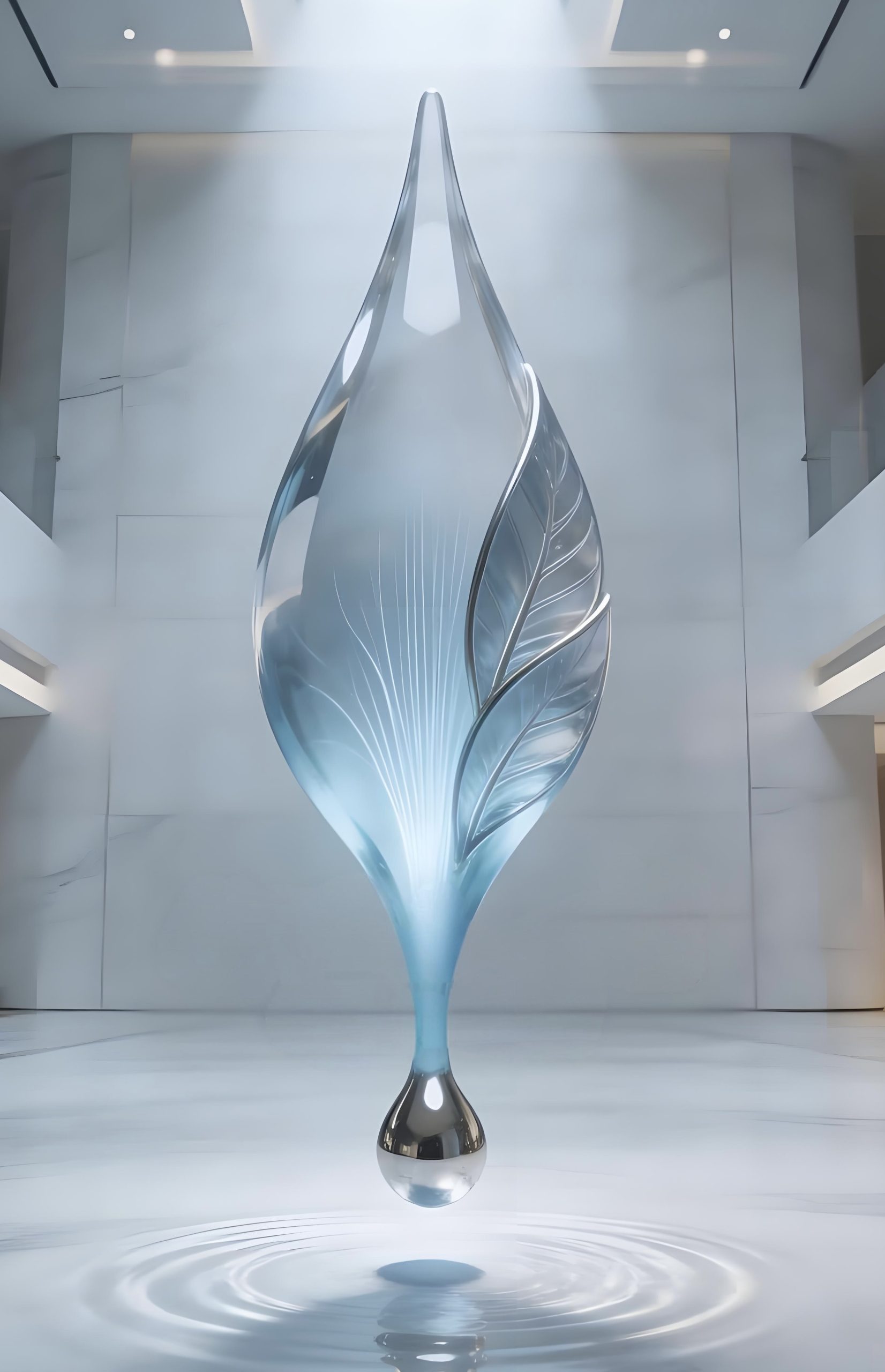 Acrylic Landscape Sculpture