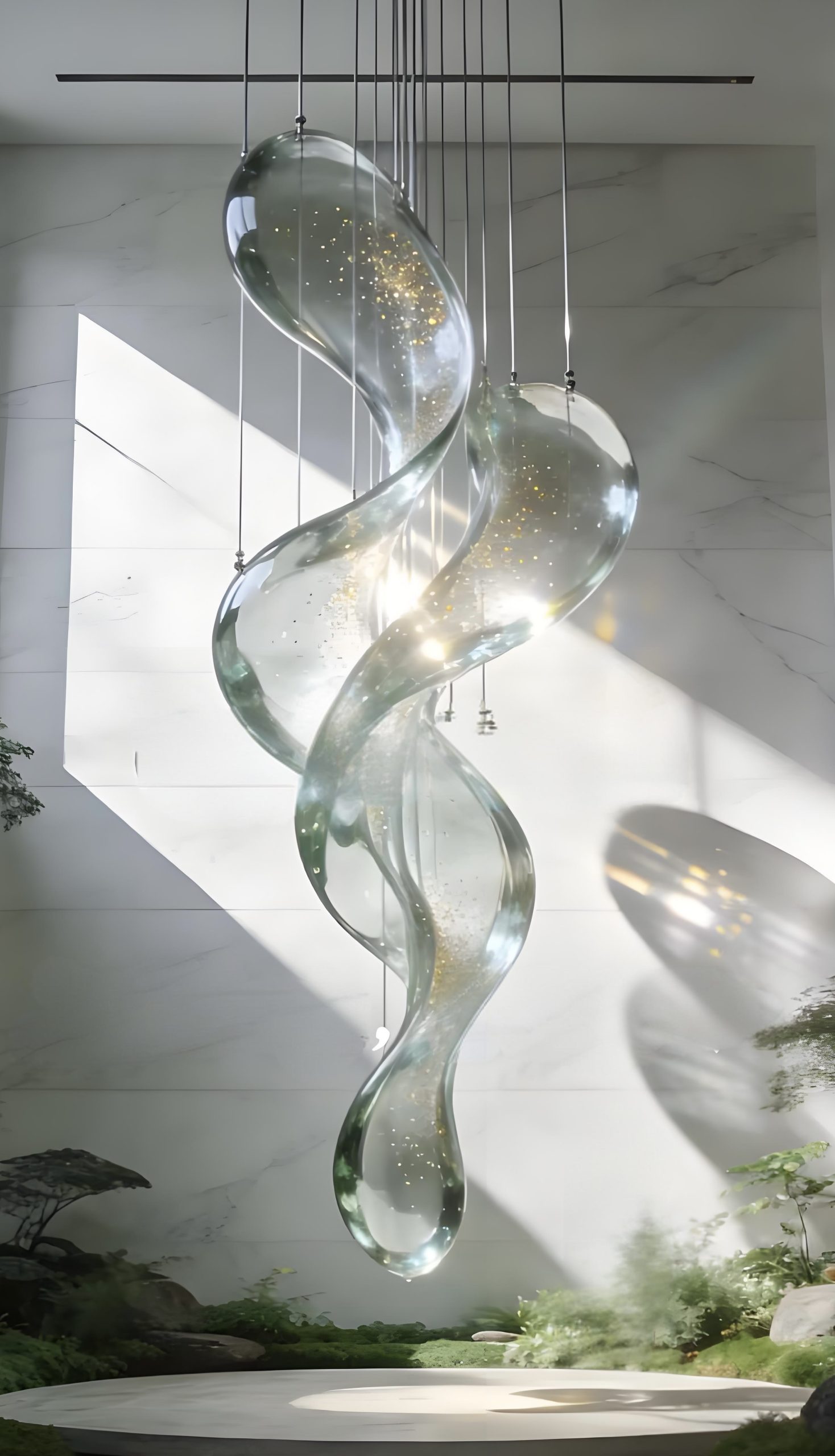 Acrylic Landscape Sculpture