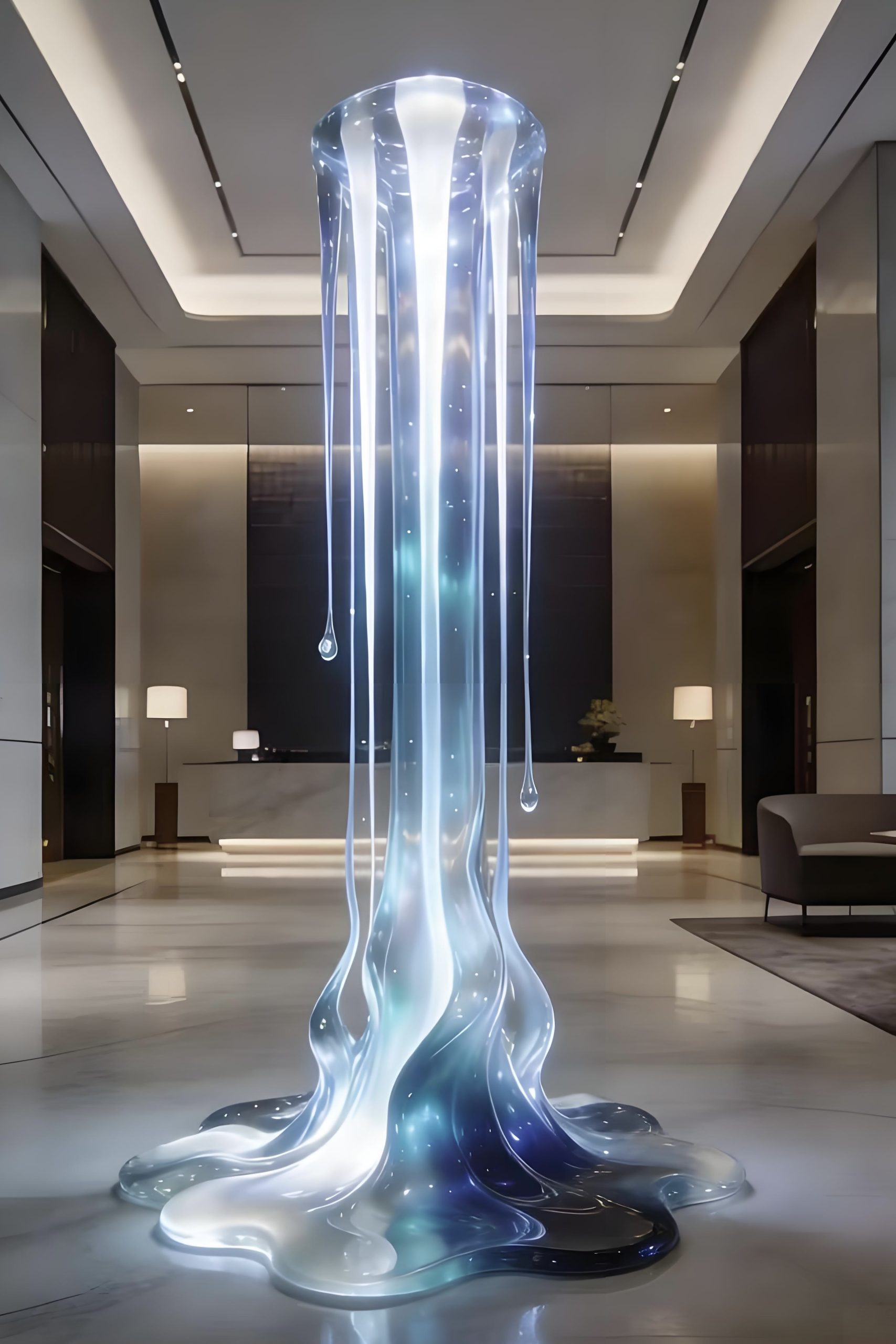 Acrylic Landscape Sculpture