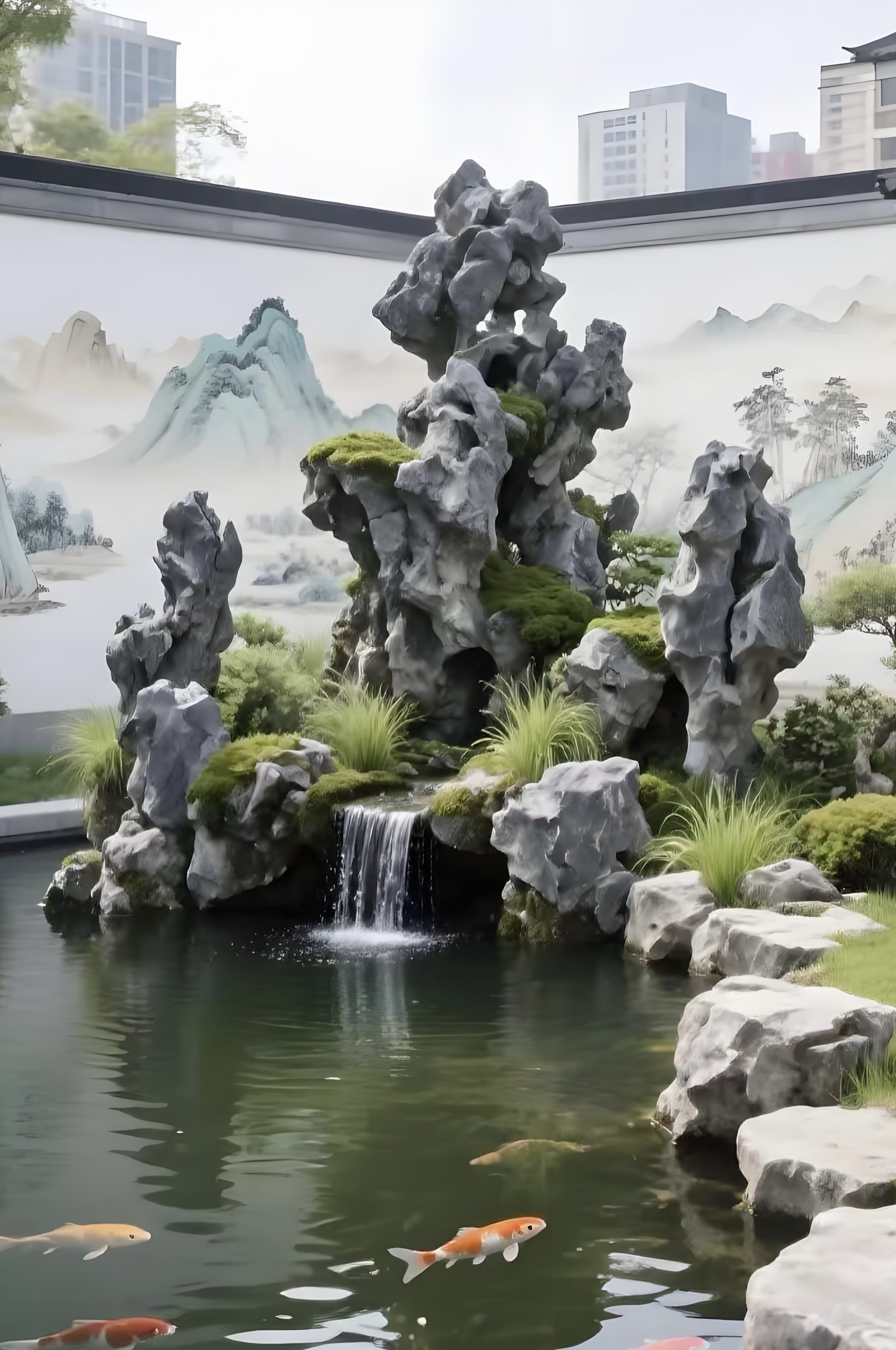 Chinese garden sculpture