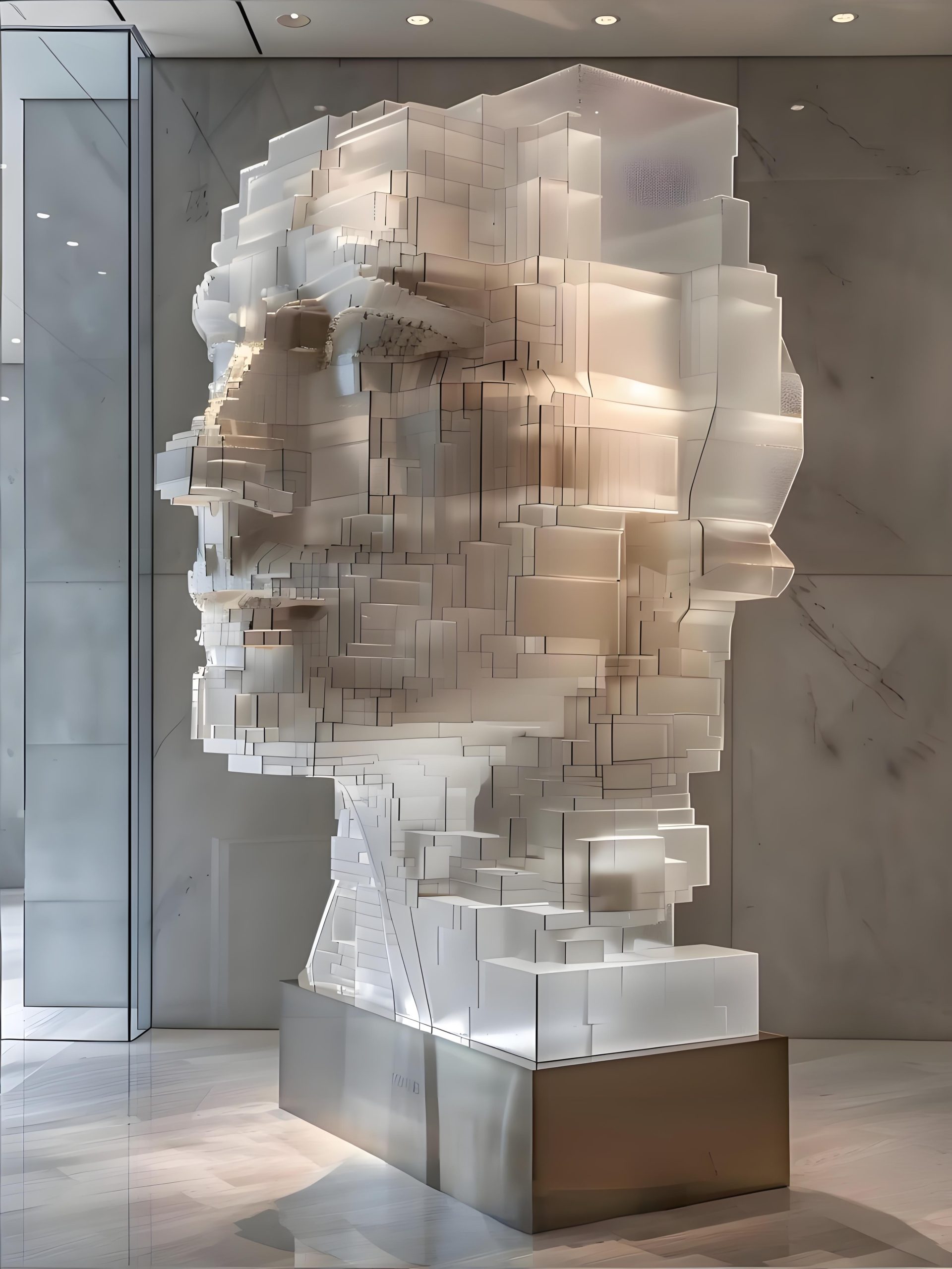 Acrylic Landscape Sculpture