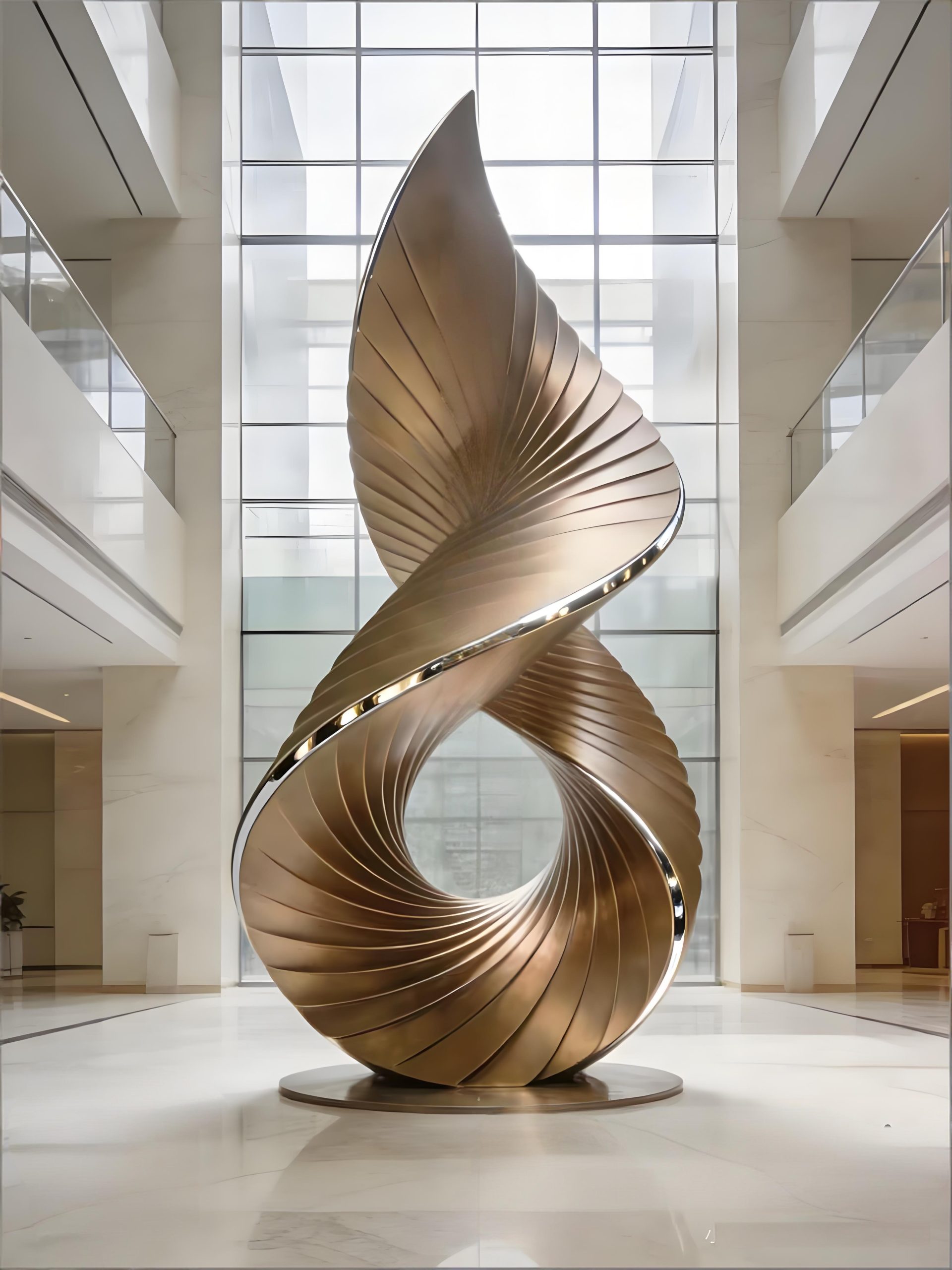 Hotel landscape sculpture