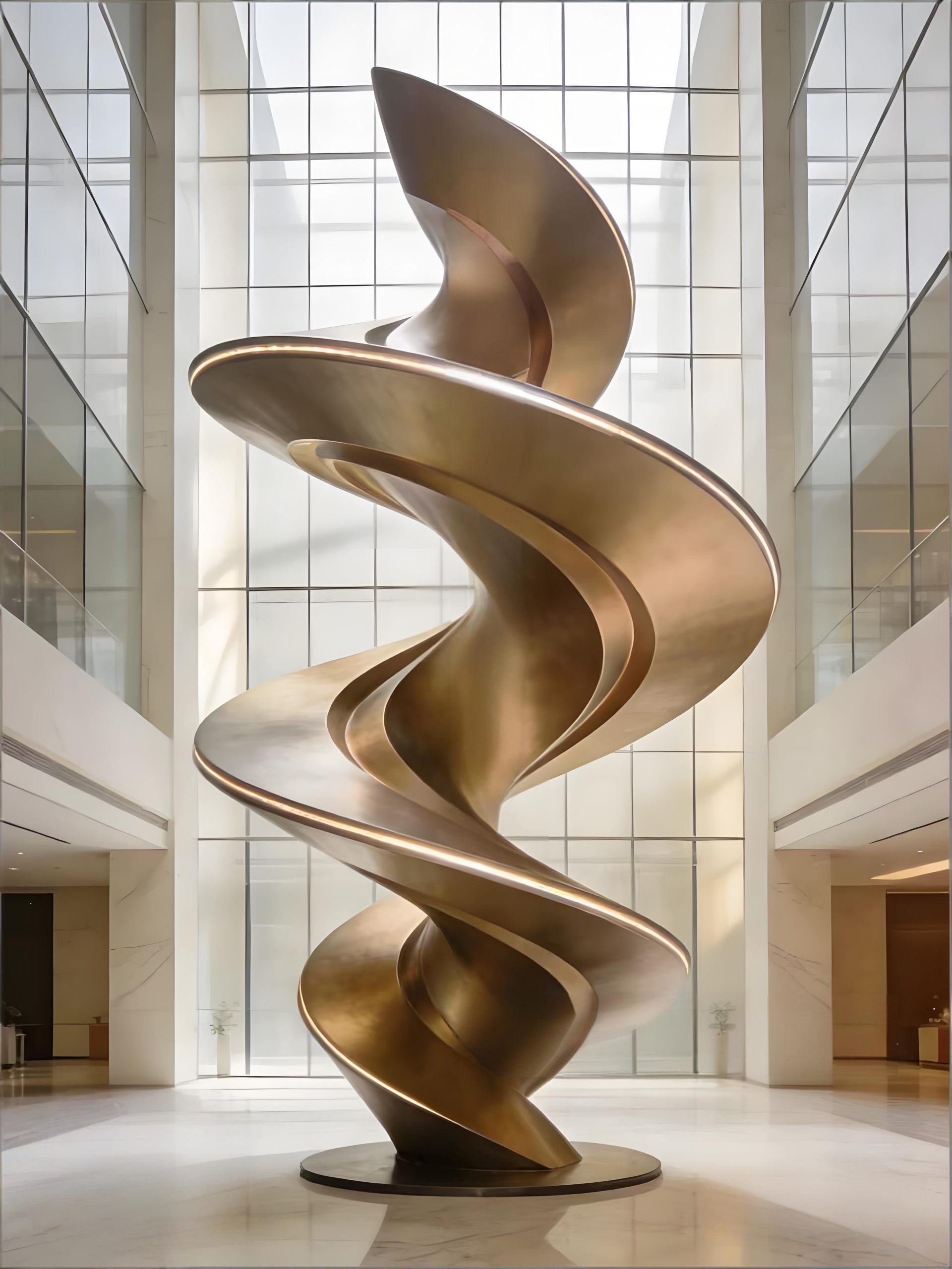 Hotel landscape sculpture