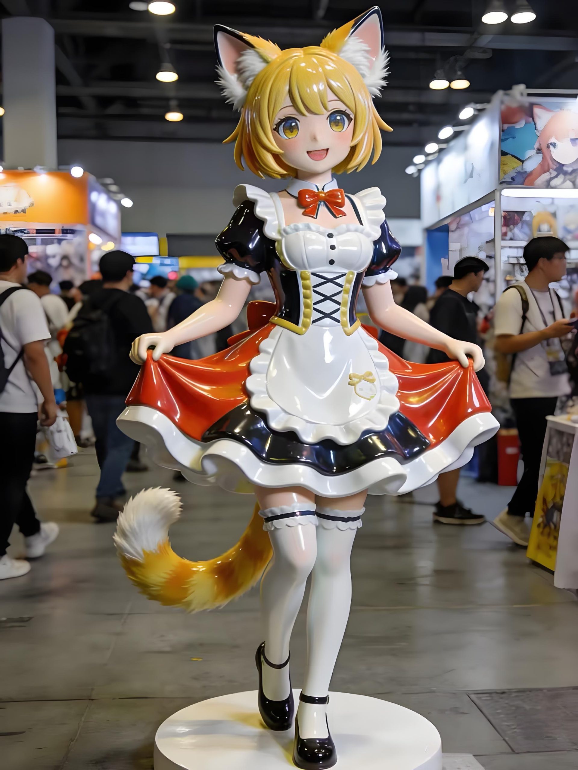 Fiberglass cartoon sculpture