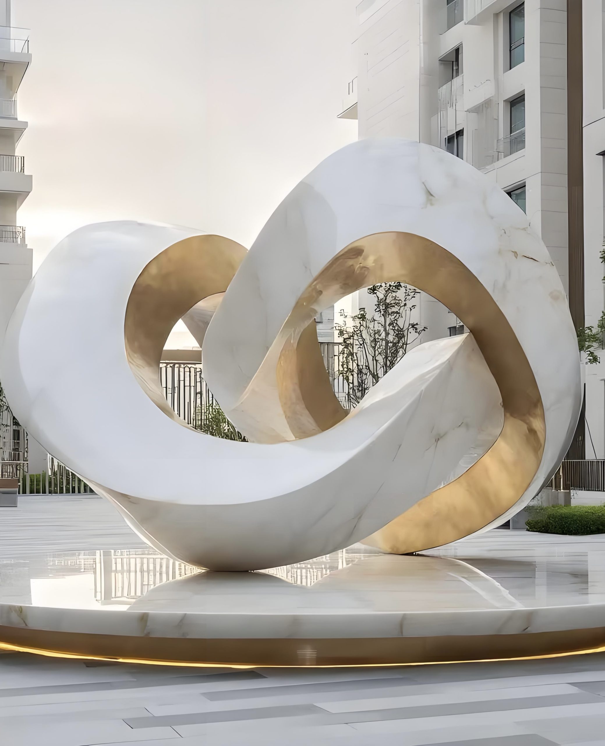Marble Landscape Sculpture