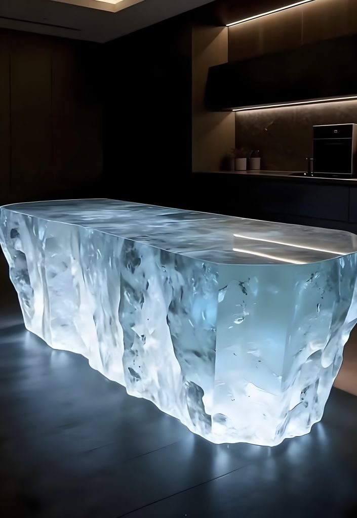 Acrylic Landscape Sculpture