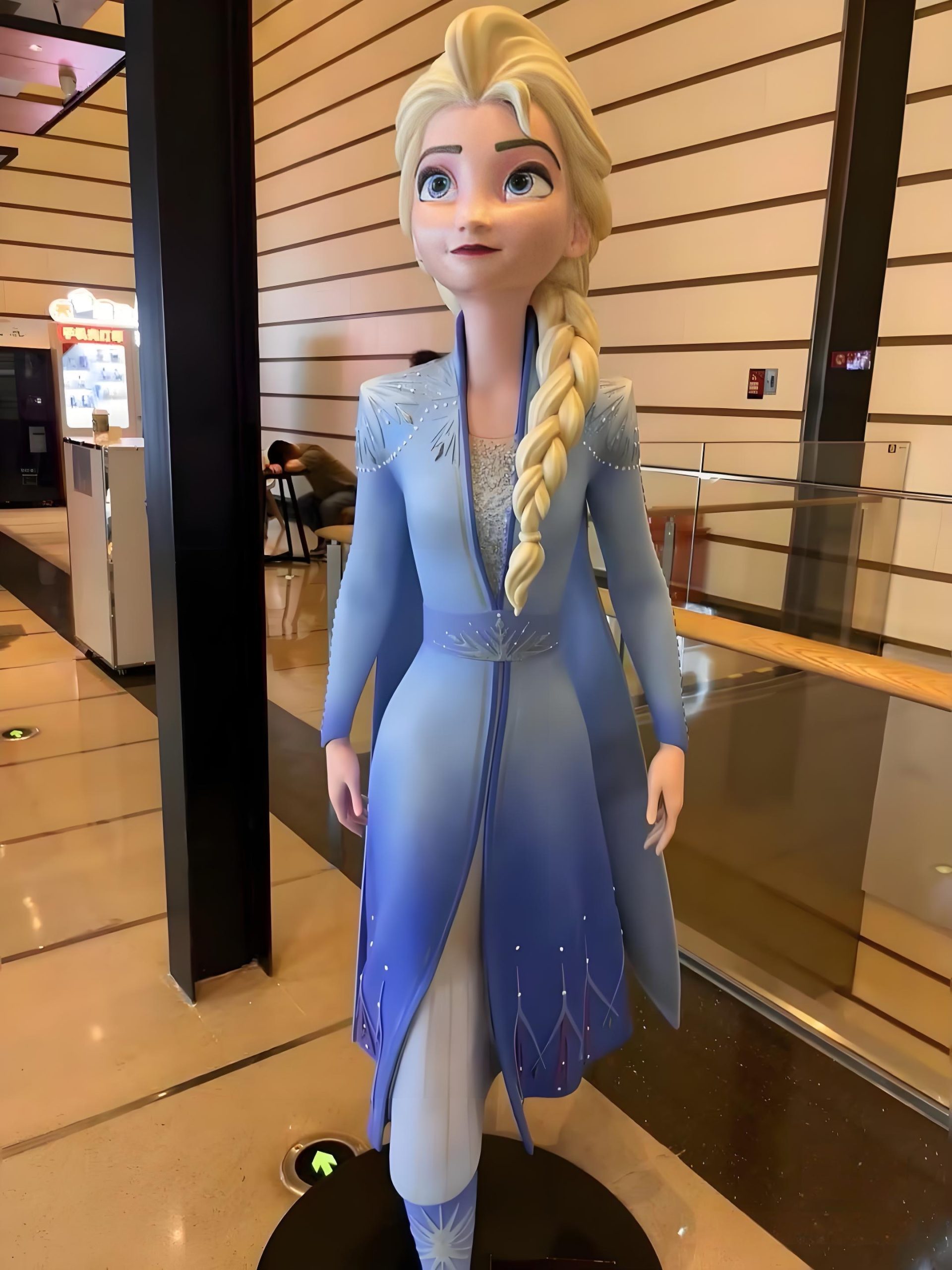 Fiberglass cartoon sculpture