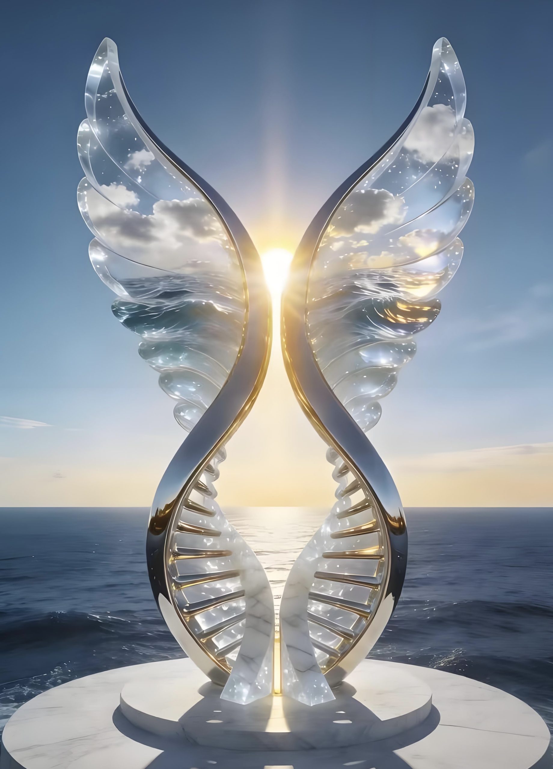 Acrylic Landscape Sculpture